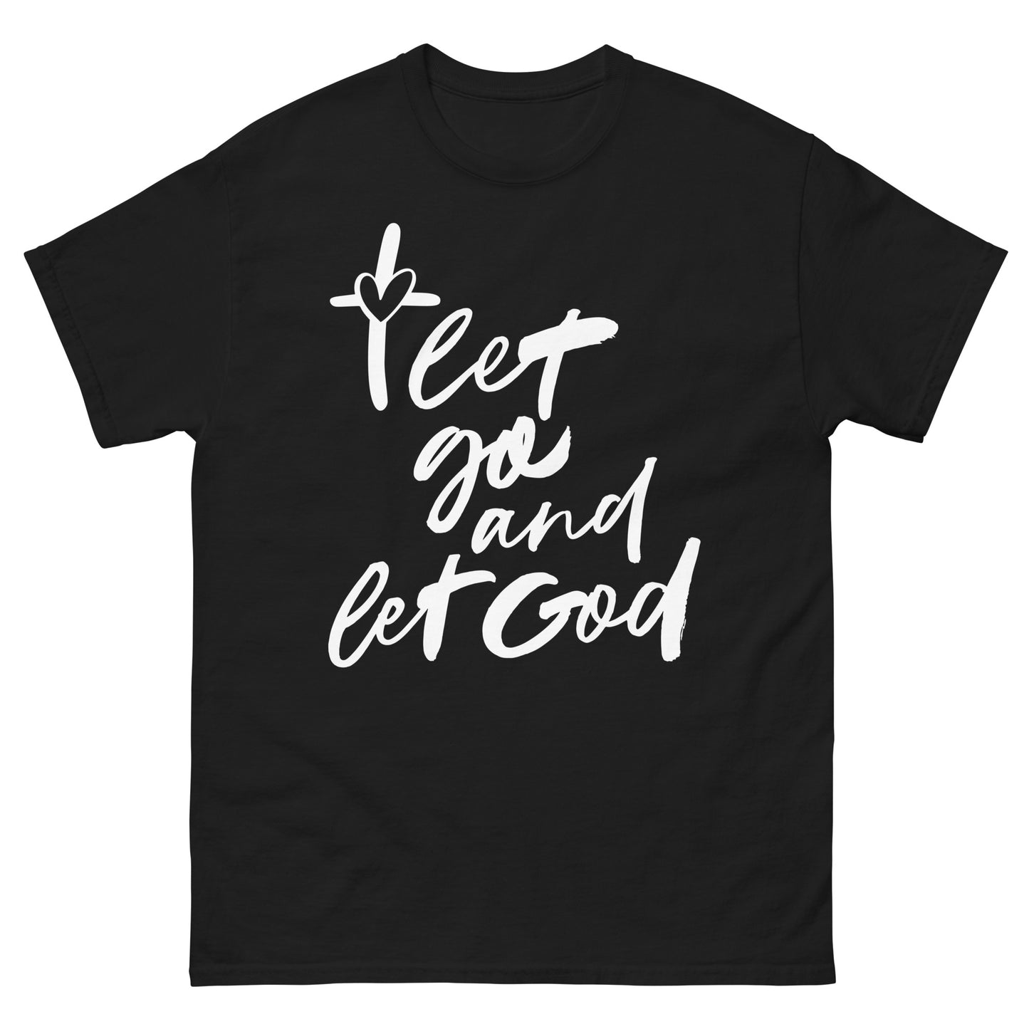 Let go and let God (White design) - Men's classic tee