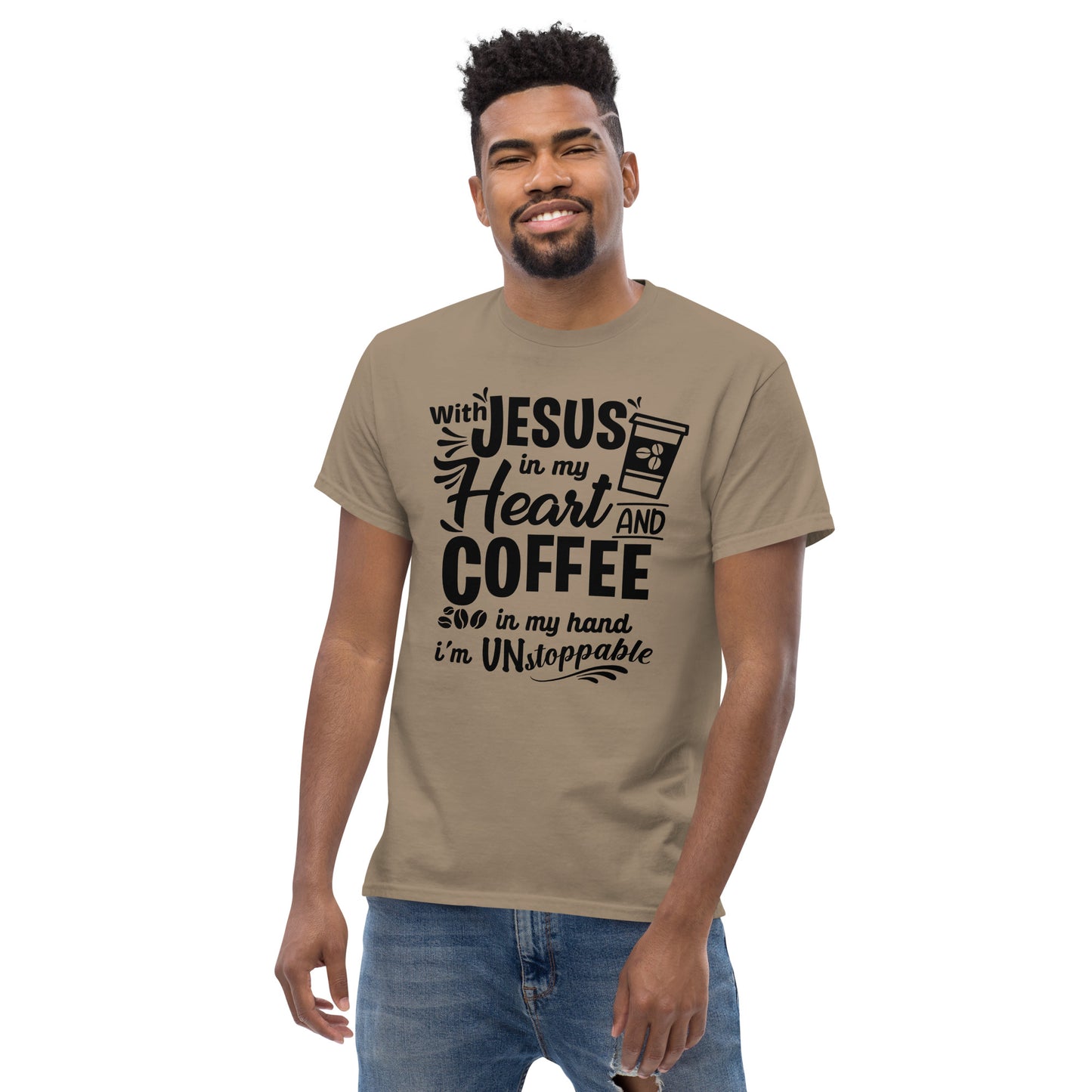 Coffee (Black design) - Men's classic tee