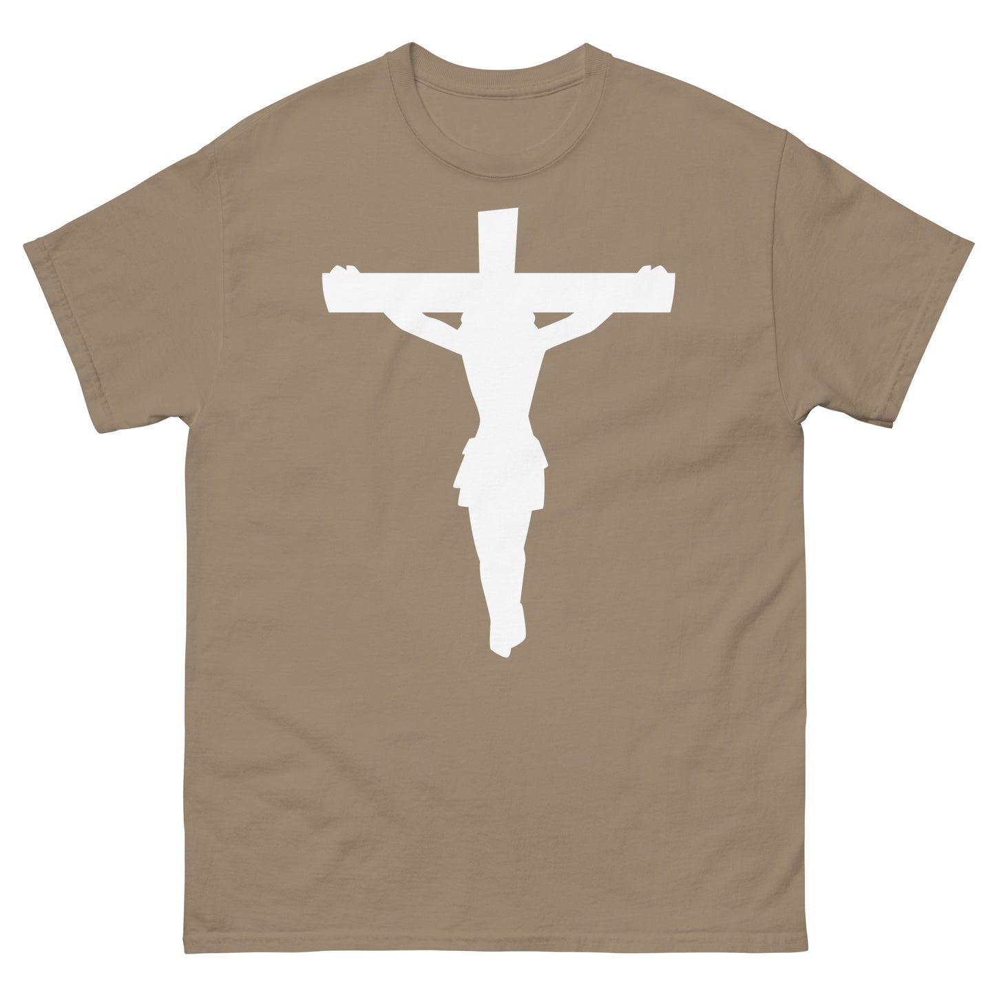 Jesus on the Cross (White design) - Men's classic tee