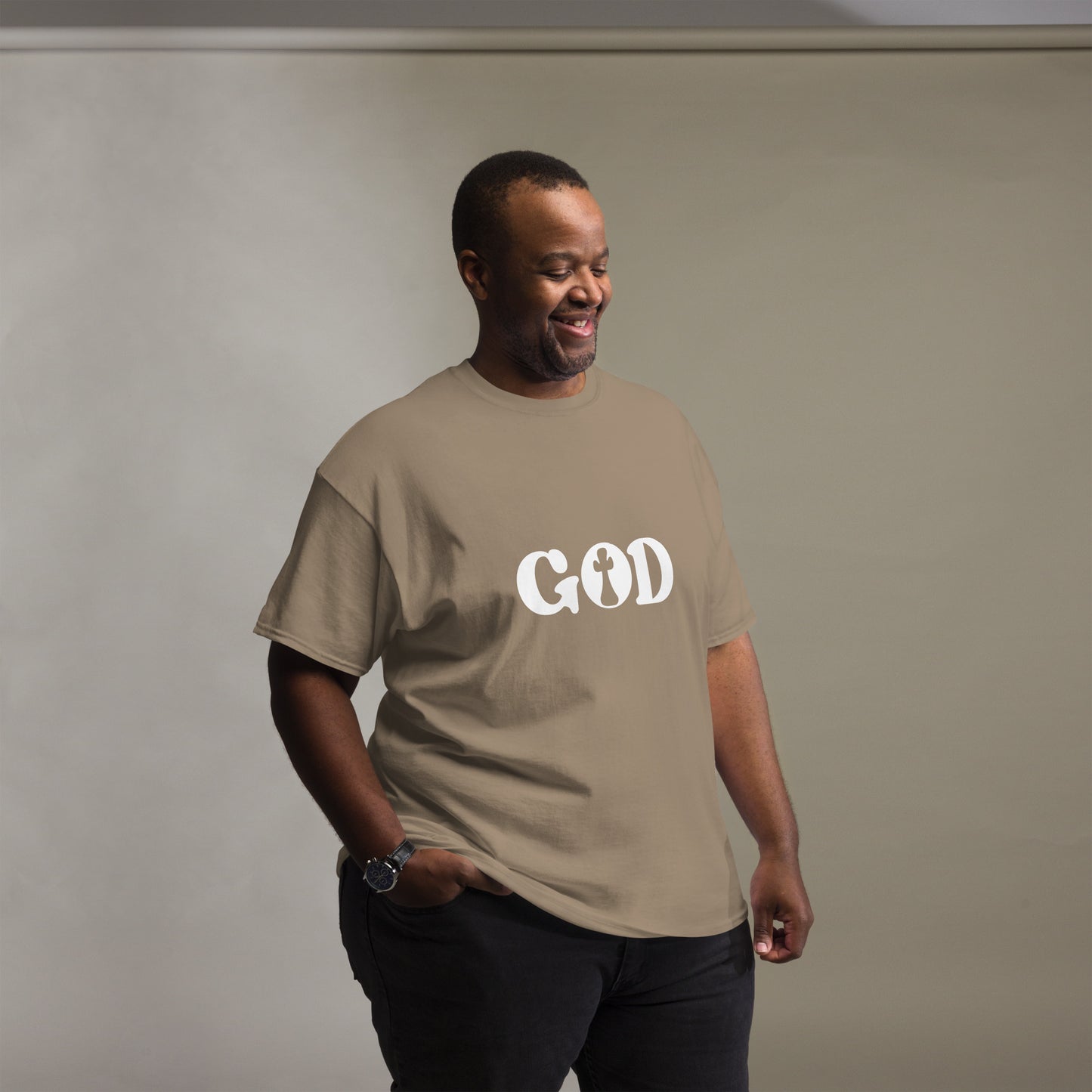 God  (White design)  - Men's classic tee