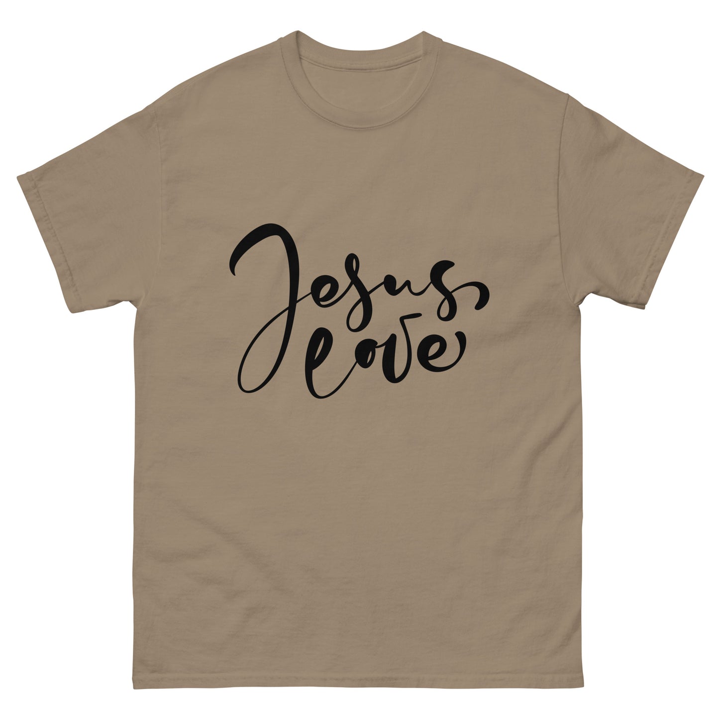 Jesus Love (Black design) - Men's classic tee