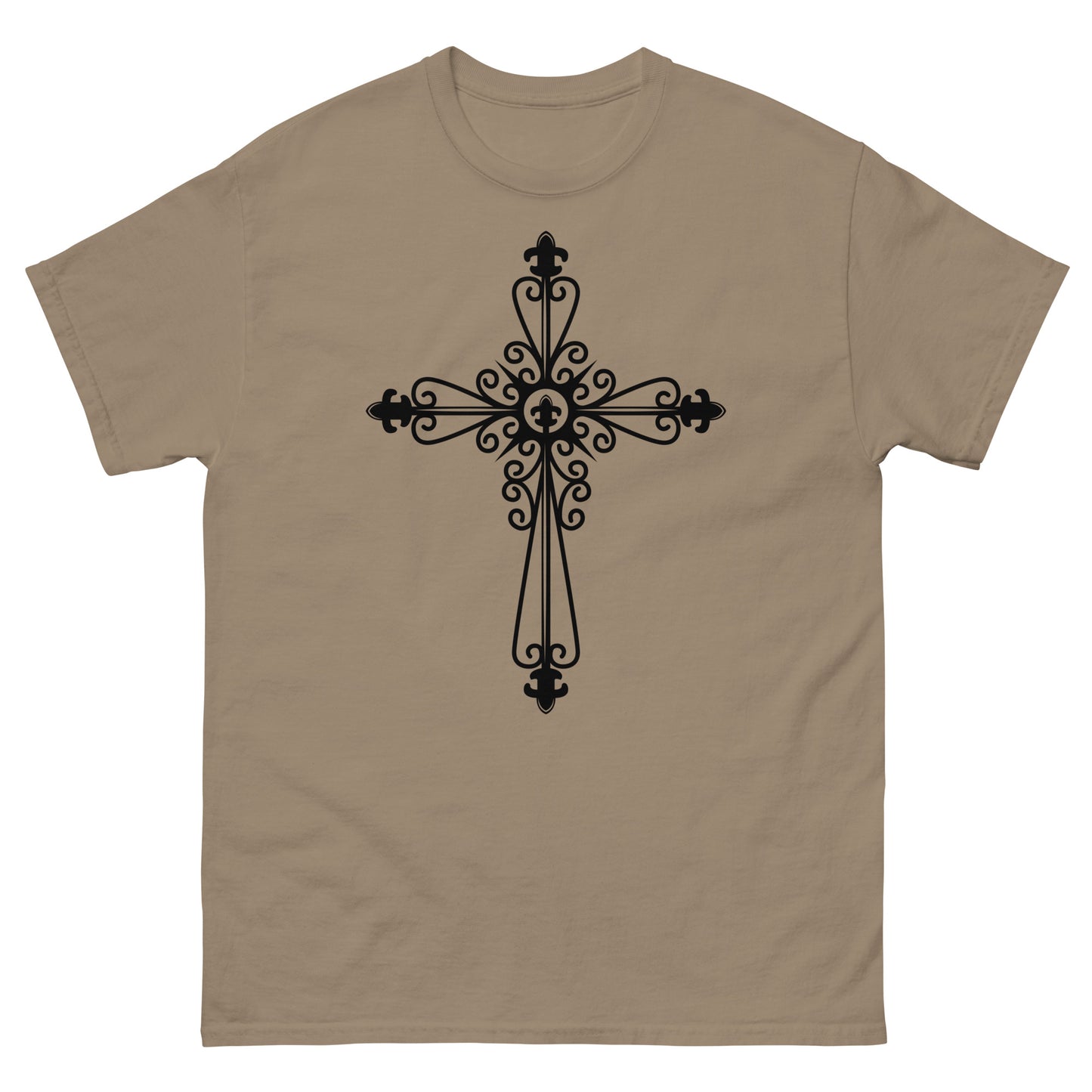 Cross of Devotion (Black design)  - Men's classic tee