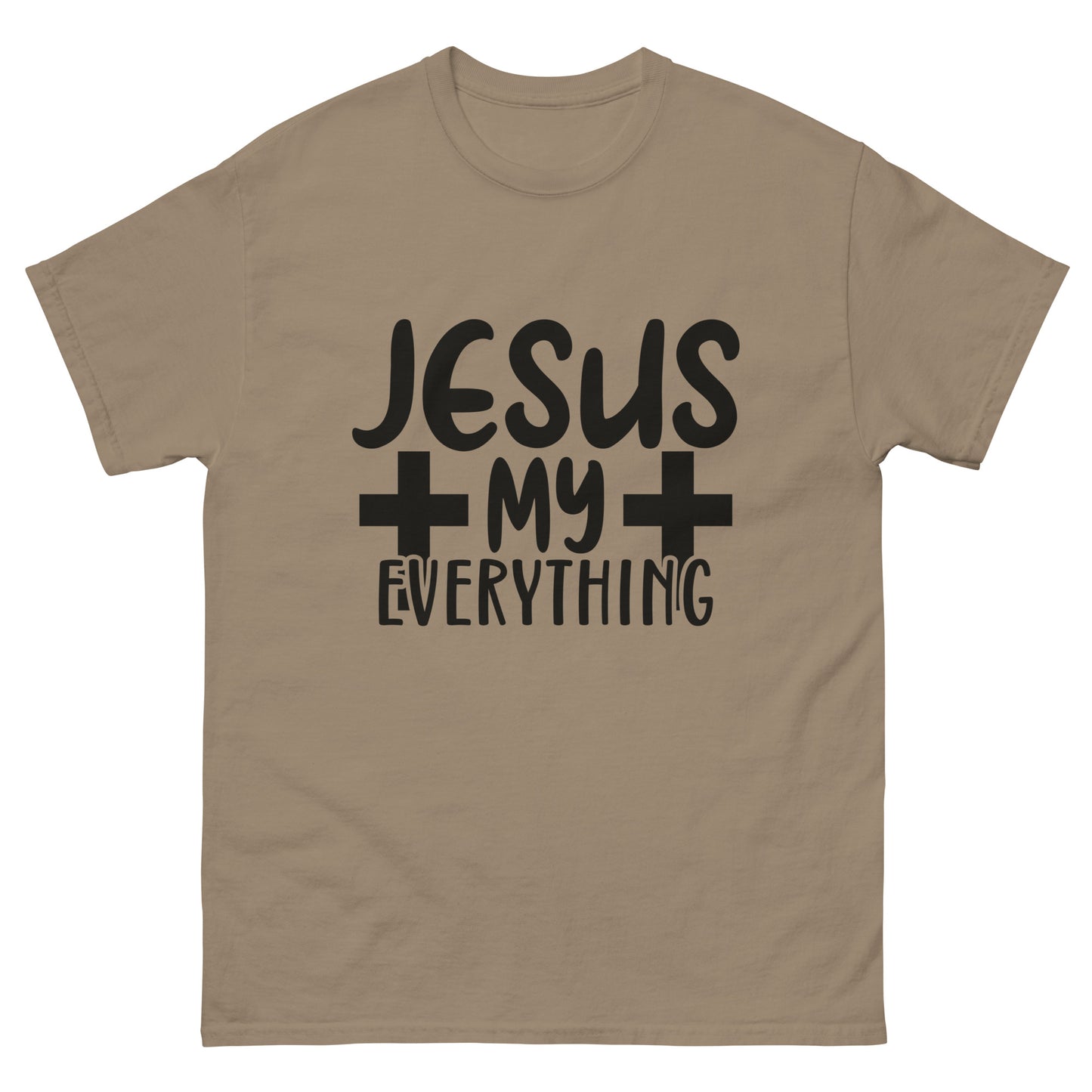 Jesus Is My Everything (black design) - Men's classic tee