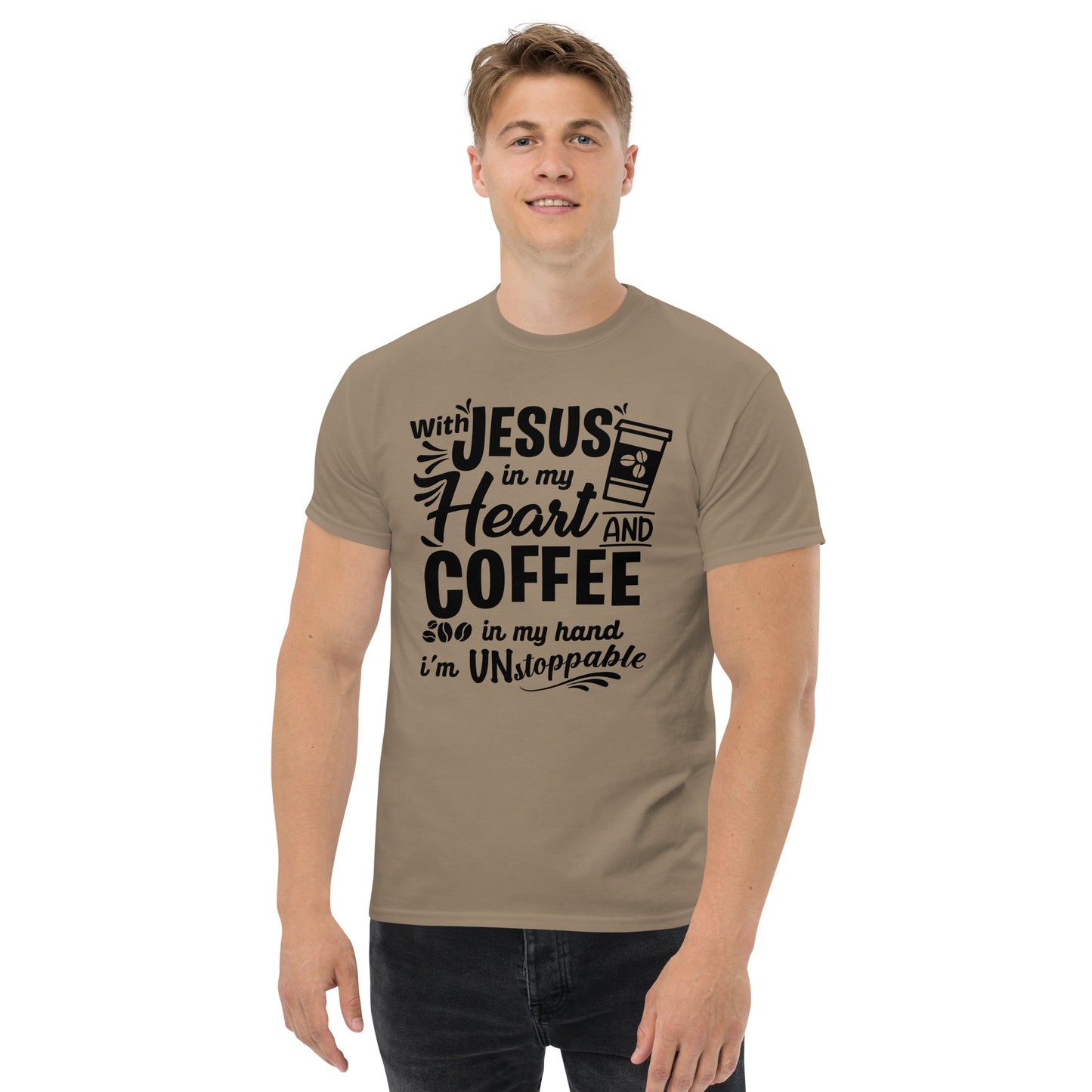 Coffee (Black design) - Men's classic tee