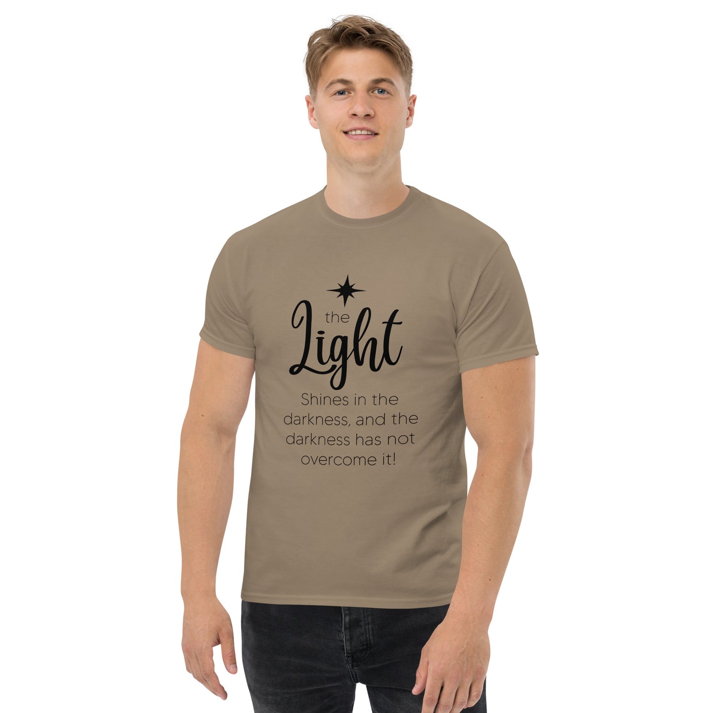 The Light - Men's classic Christmas tee