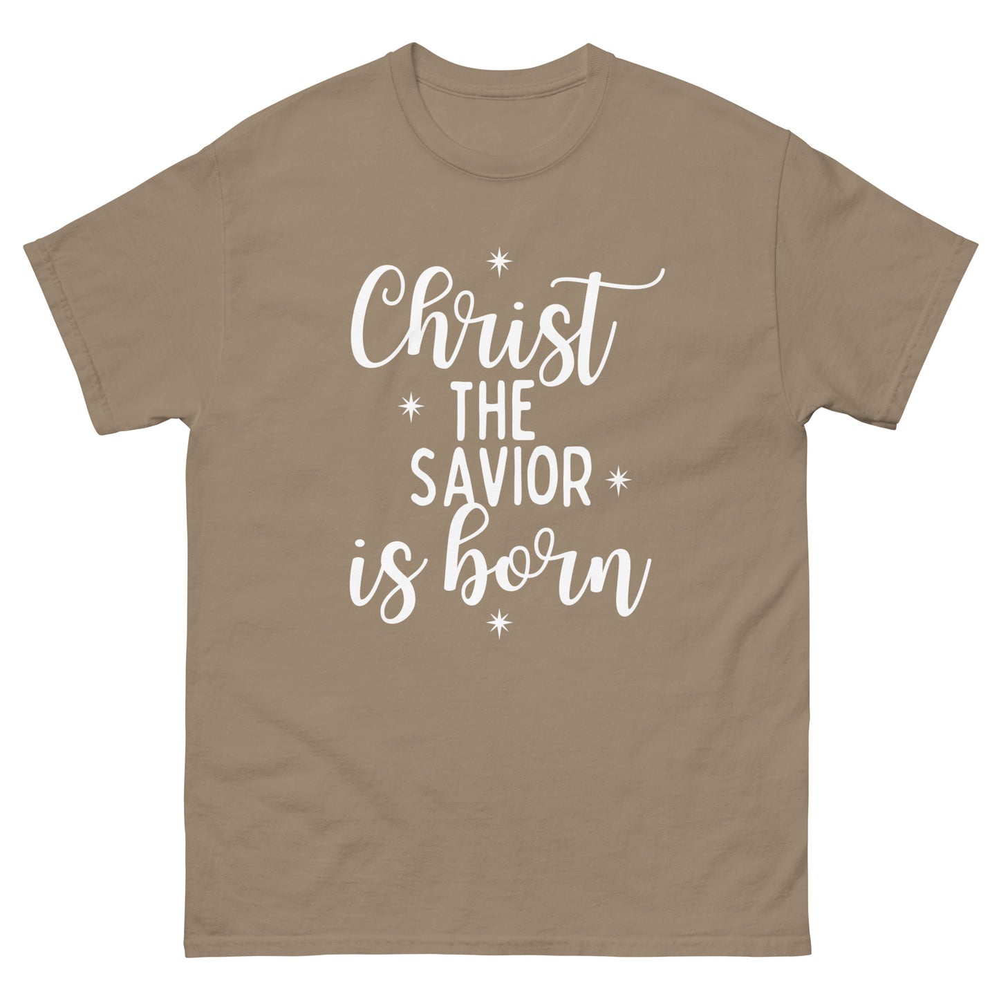 Christ the Savior is Born - Men's classic Christmas tee