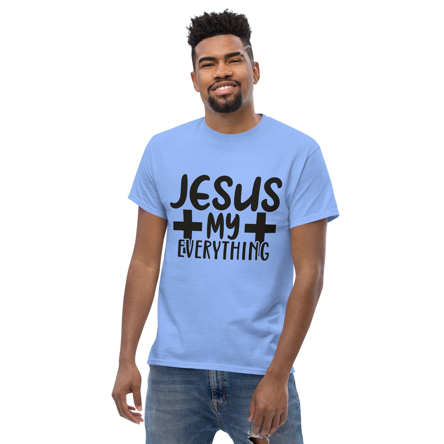 Jesus Is My Everything (black design) - Men's classic tee