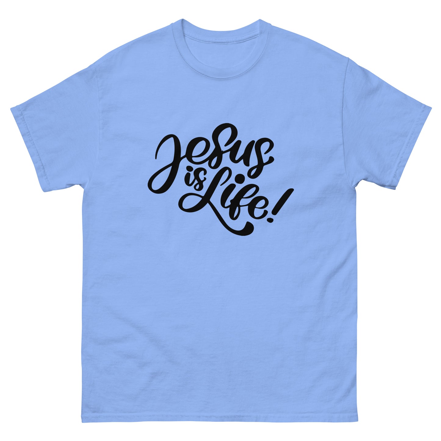 Jesus is Life (Black design) - Men's classic tee