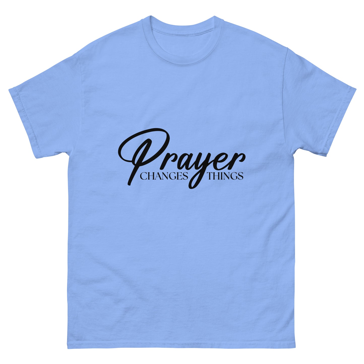 Prayer changes things (Black design)- Men's classic tee