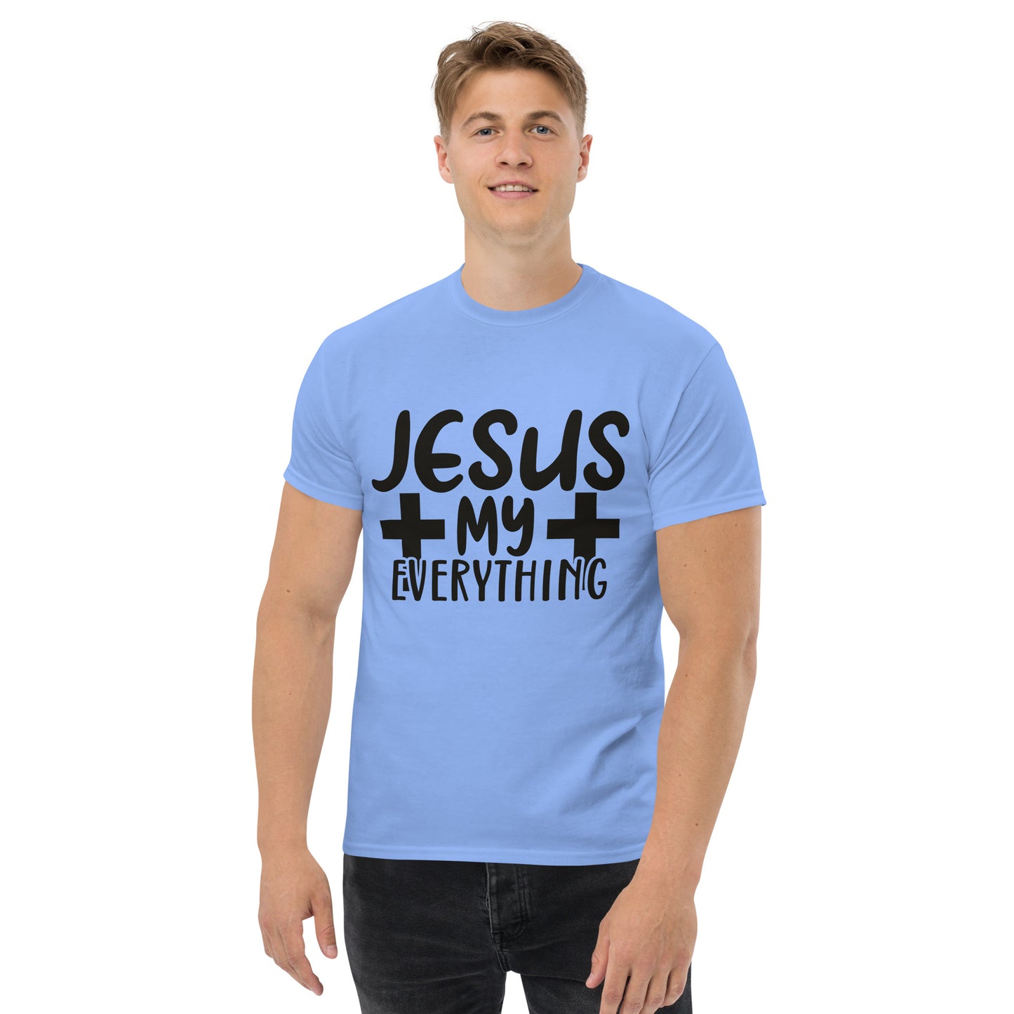 Jesus Is My Everything (black design) - Men's classic tee