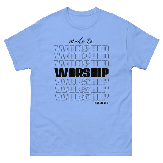 Made to Worship (Black design) - Men's classic tee