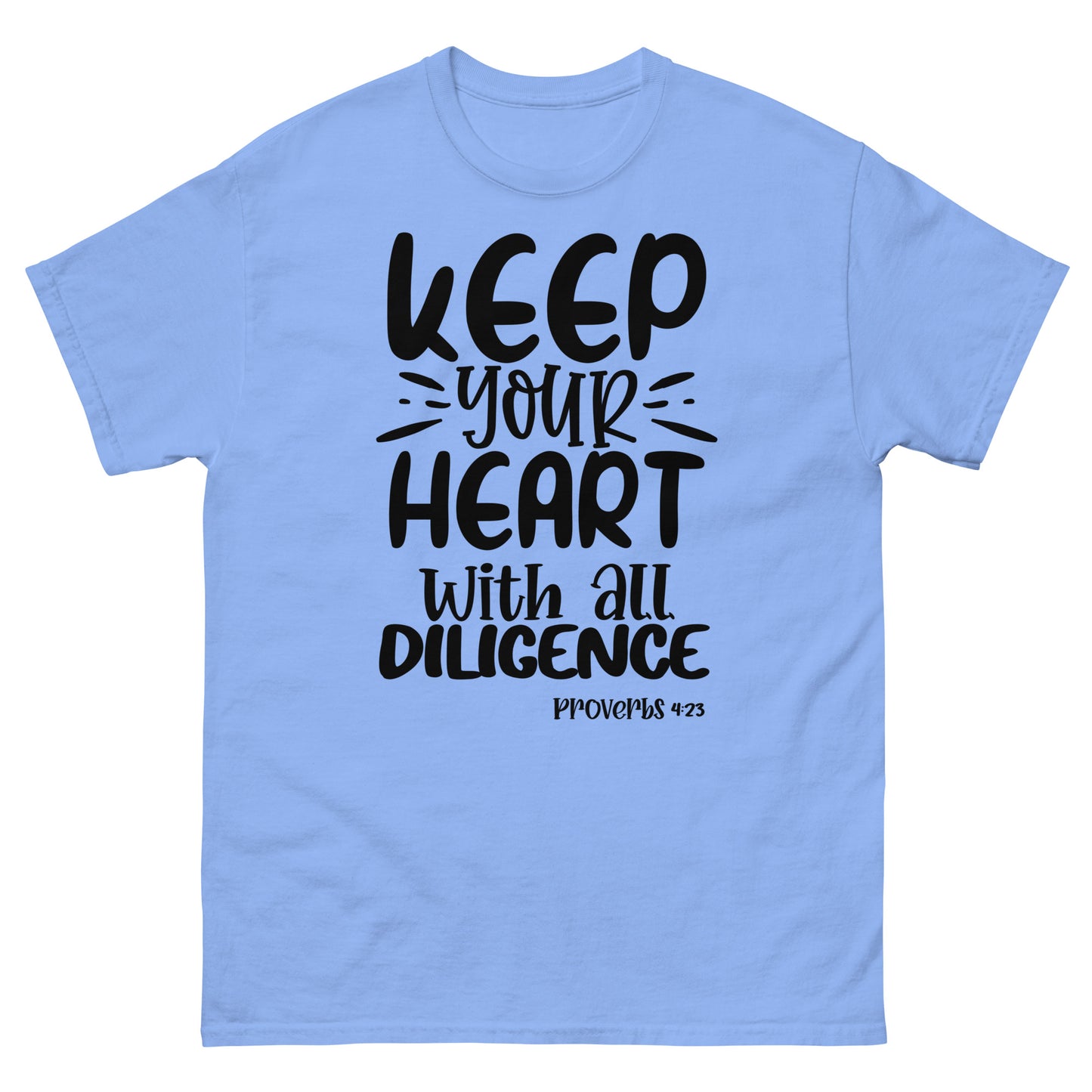 Keep Your Heart  (Black design) - Men's classic tee