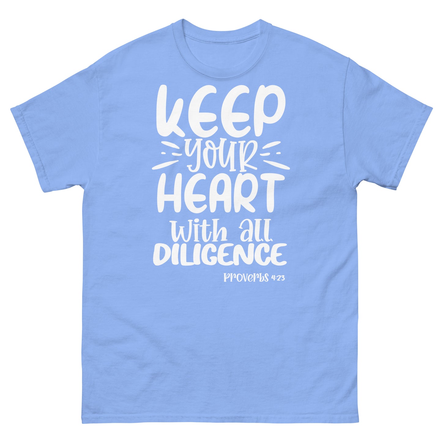 Keep Your Heart  (White design)  - Men's classic tee