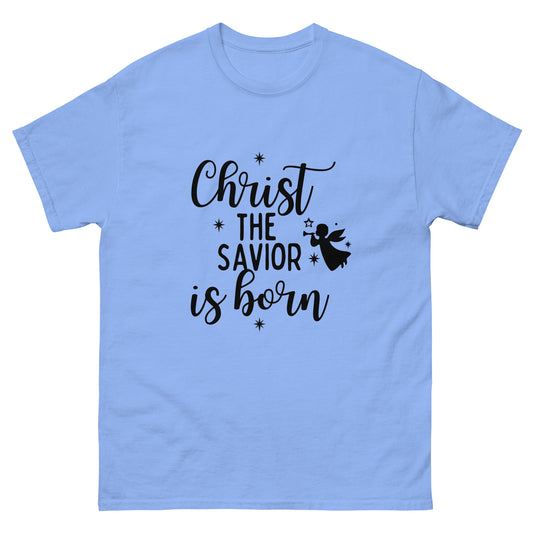 Christ the Savior is Born - Men's classic  Christmas tee