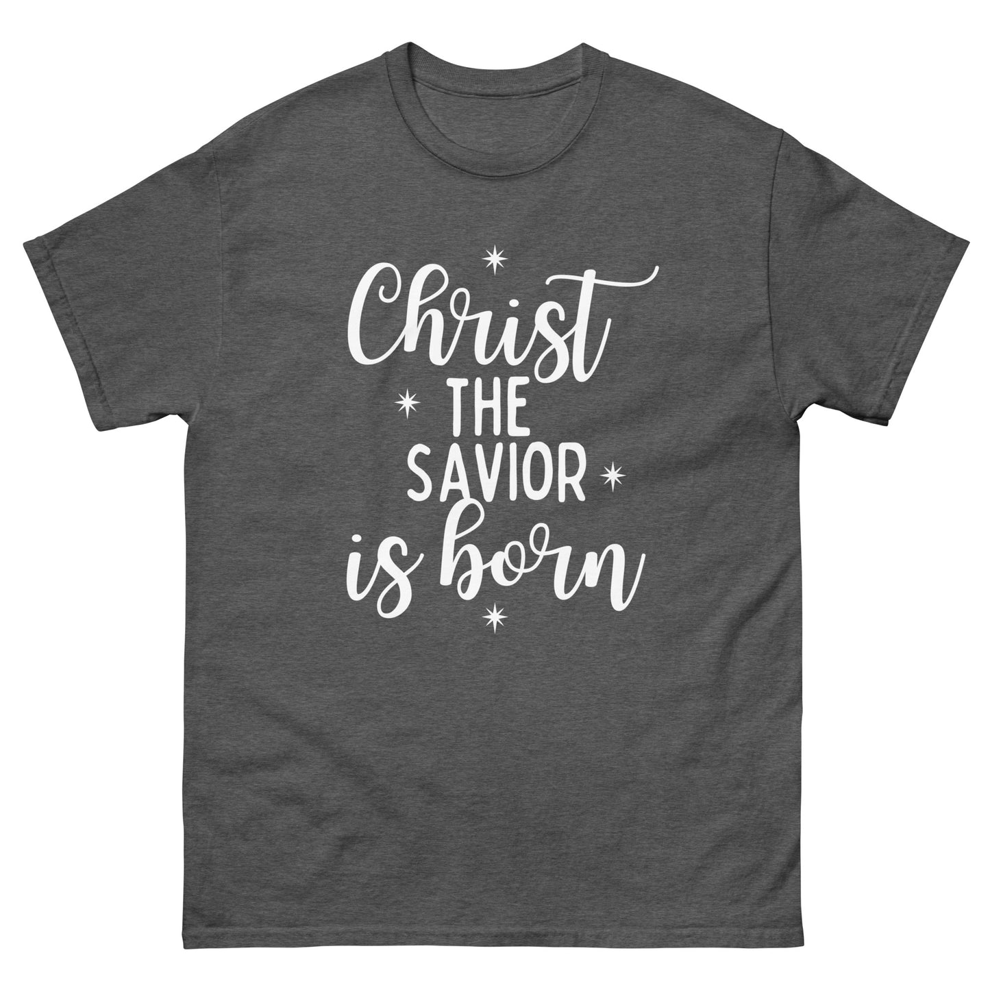 Christ the Savior is Born - Men's classic Christmas tee