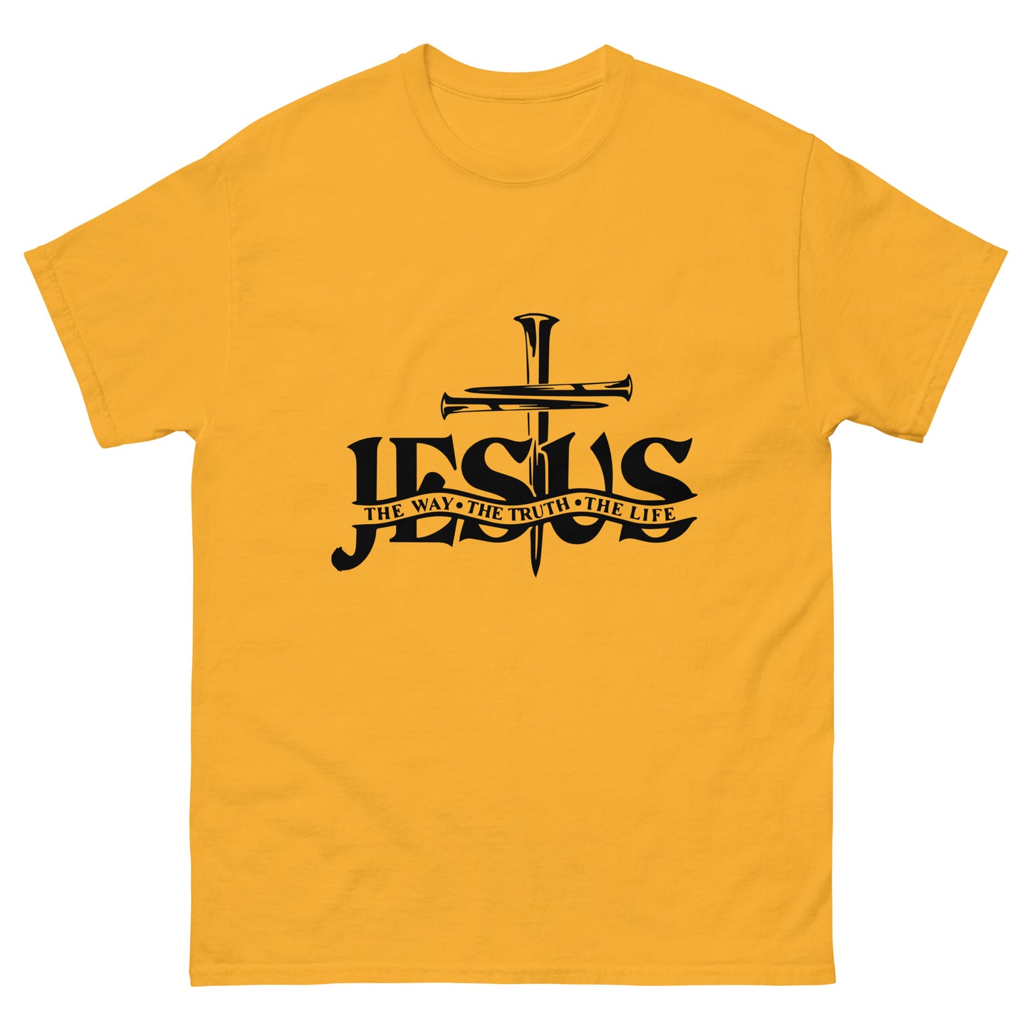 Jesus, the way, the truth, the life (Black design) - Men's classic tee