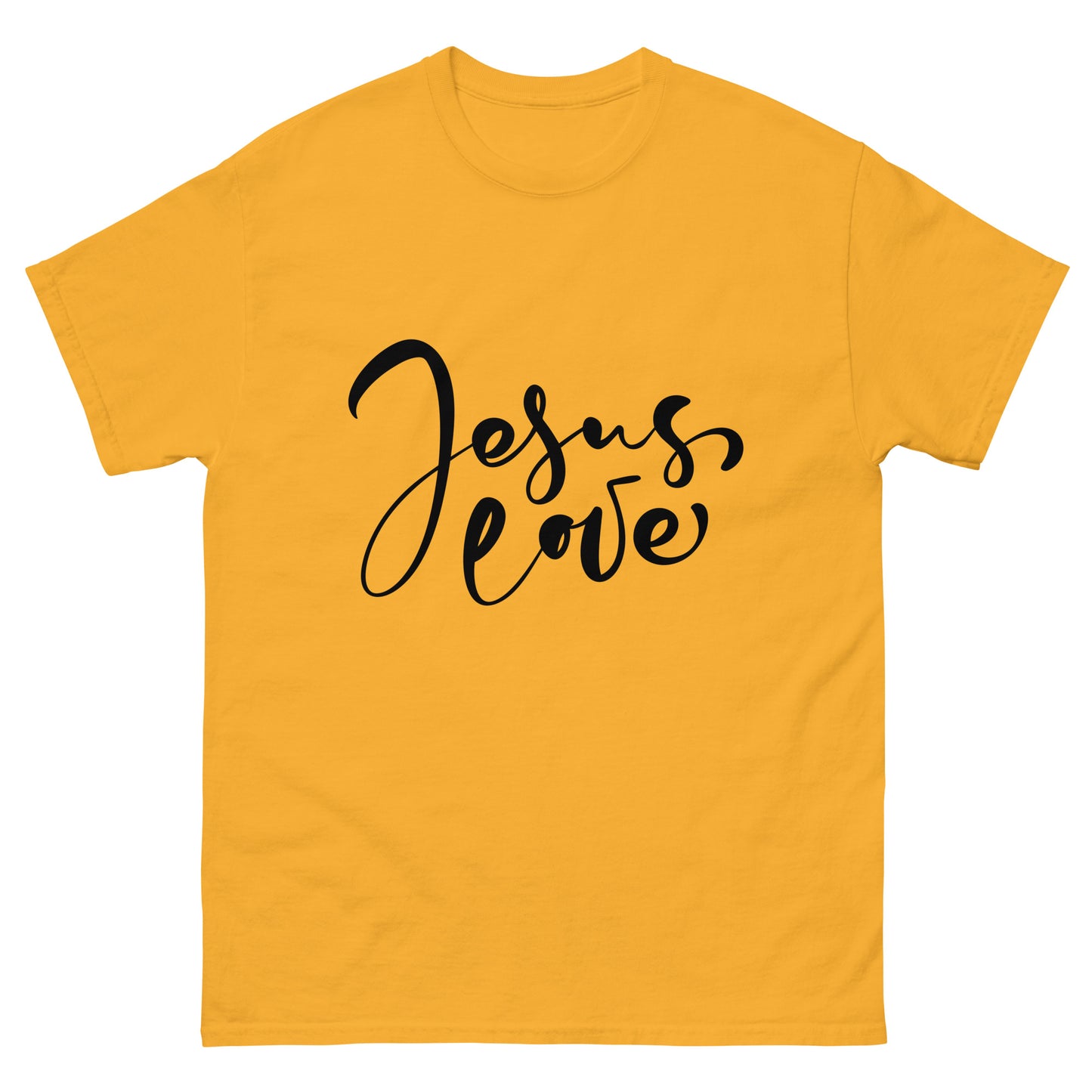 Jesus Love (Black design) - Men's classic tee