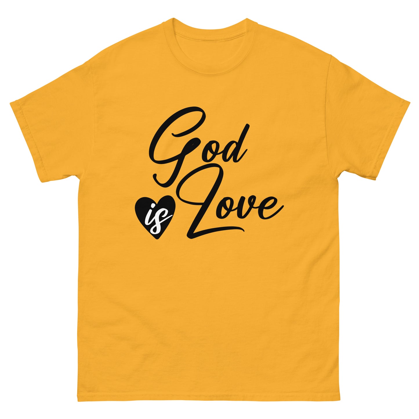 God Is Love (Black design) - Men's classic tee