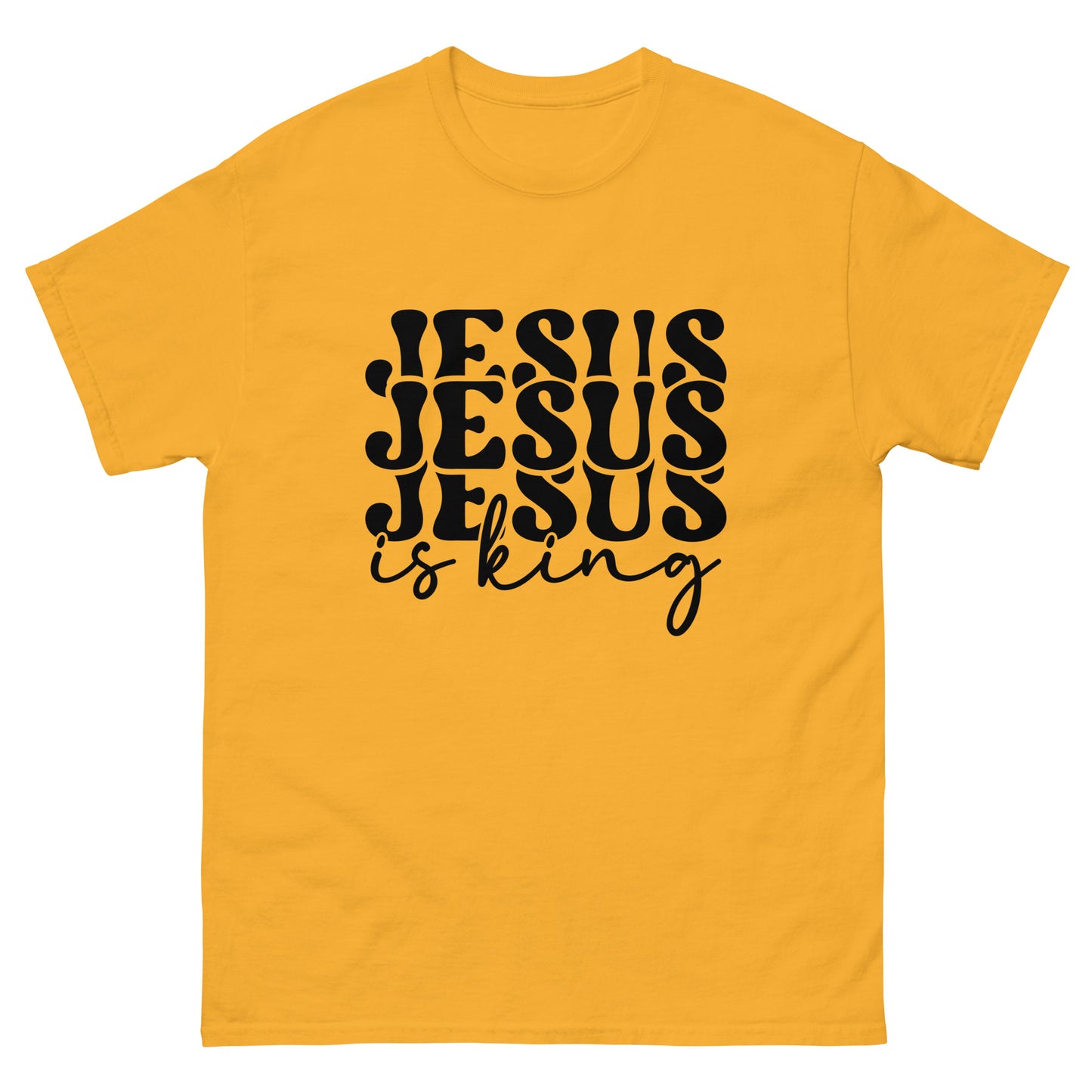 Jesus Is a King (Black design) - Men's classic tee