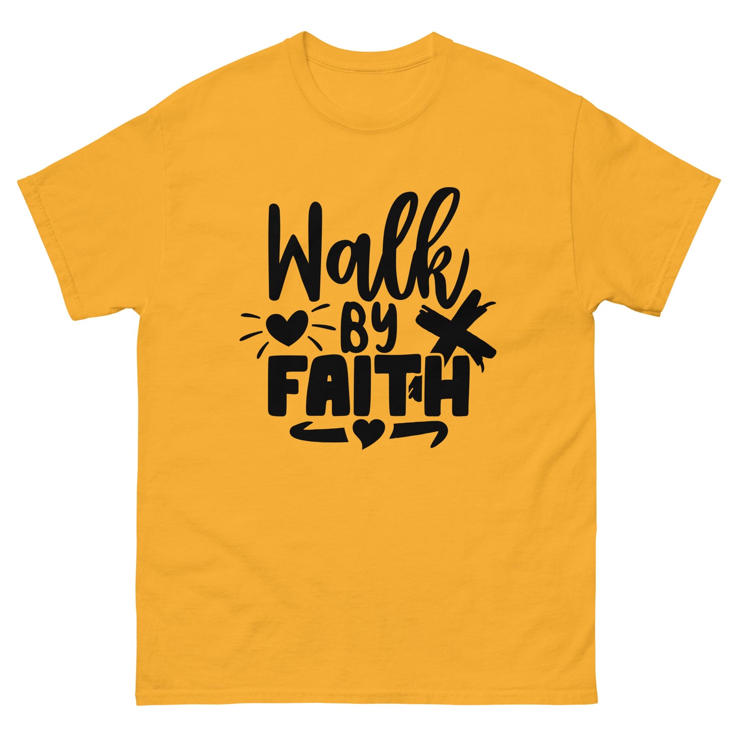 Walk by faith (black design)  - Men's classic tee