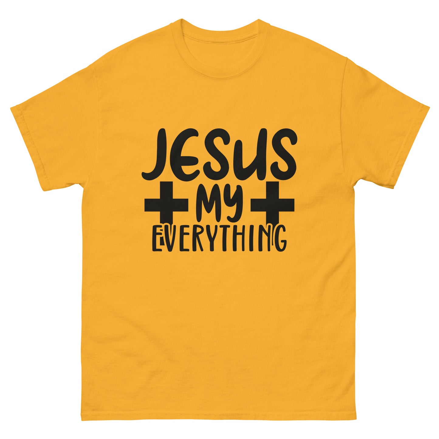 Jesus Is My Everything (black design) - Men's classic tee