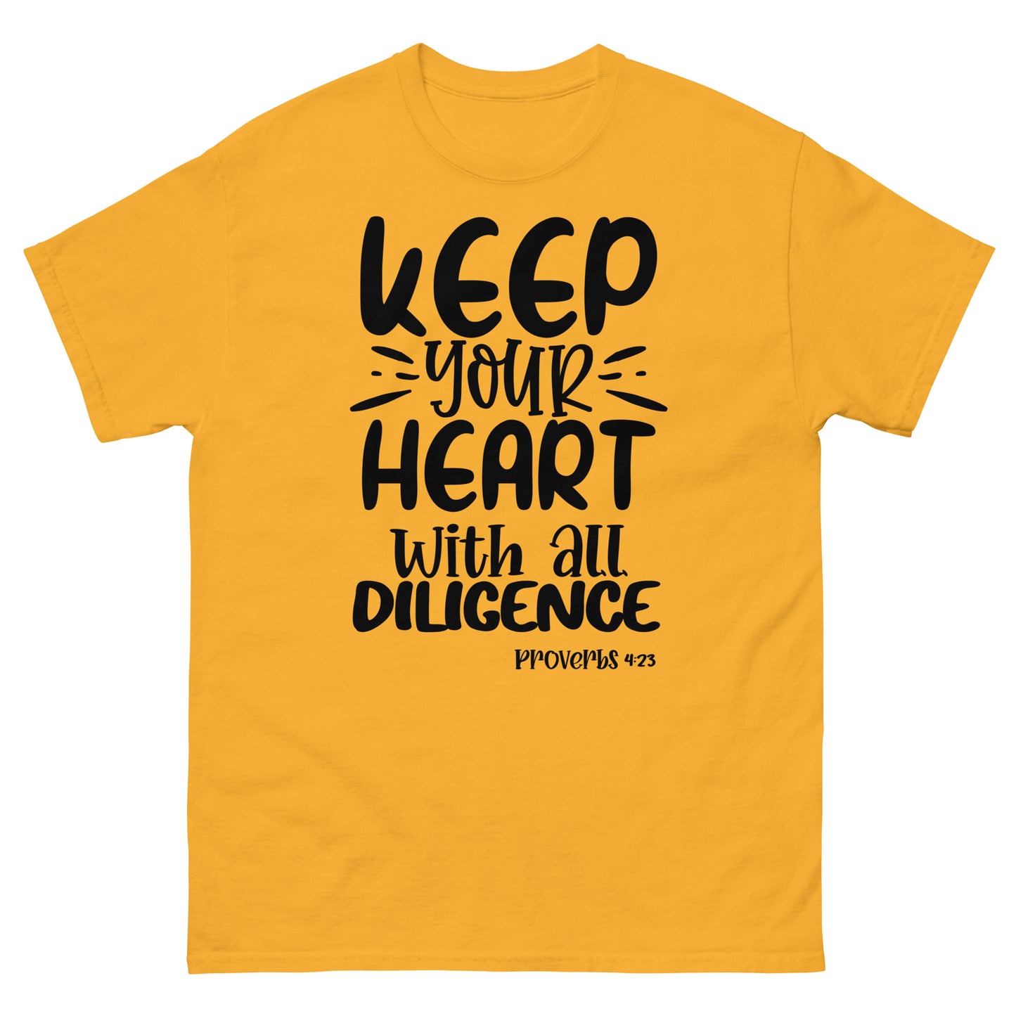 Keep Your Heart  (Black design) - Men's classic tee