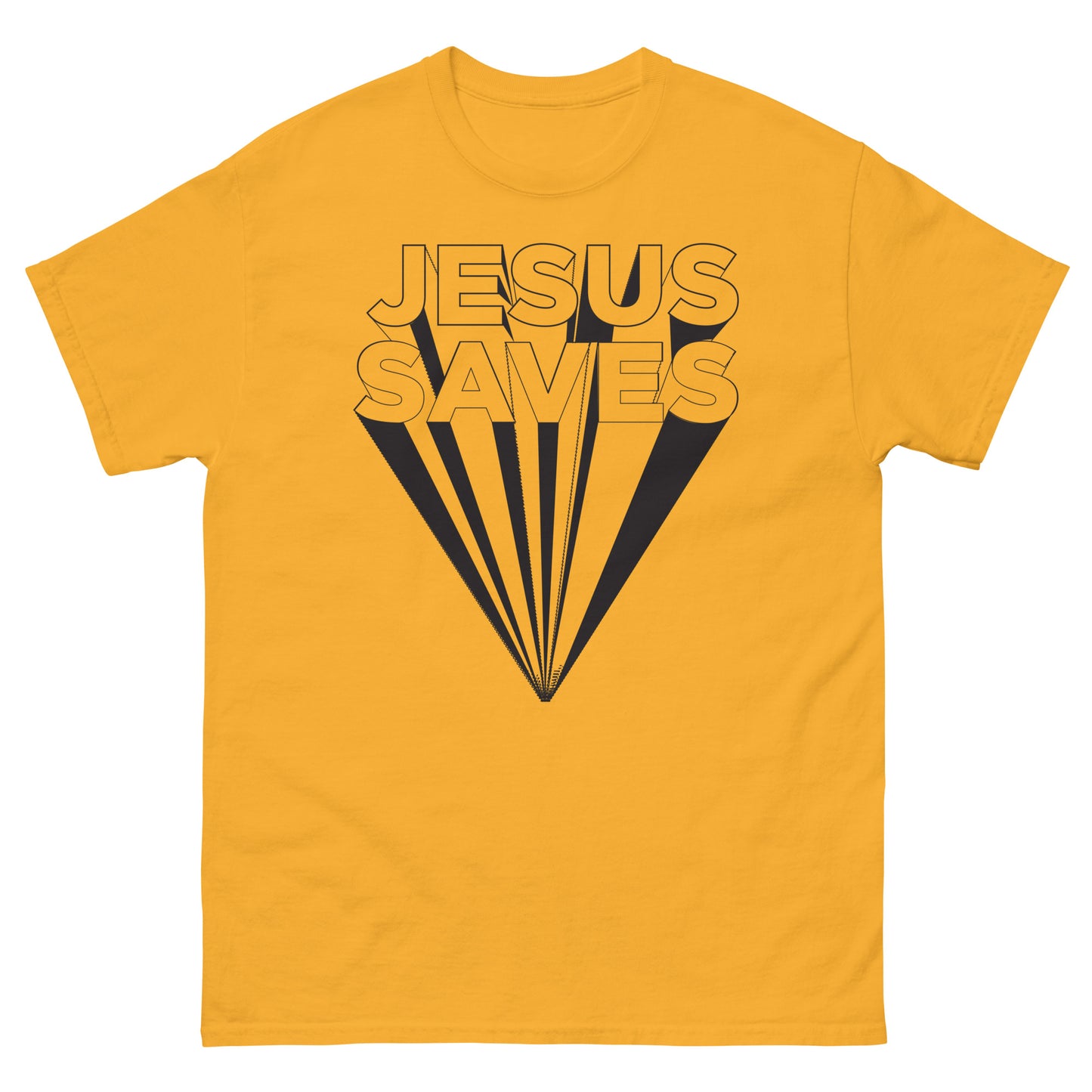 Jesus Saves (Black design) - Men's classic tee