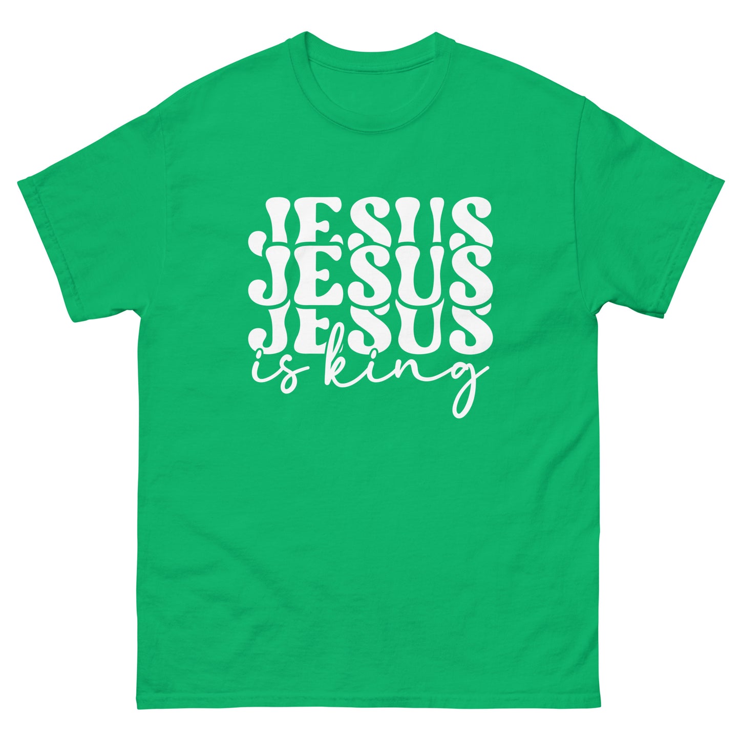 Jesus is King (White design) - Men's classic tee