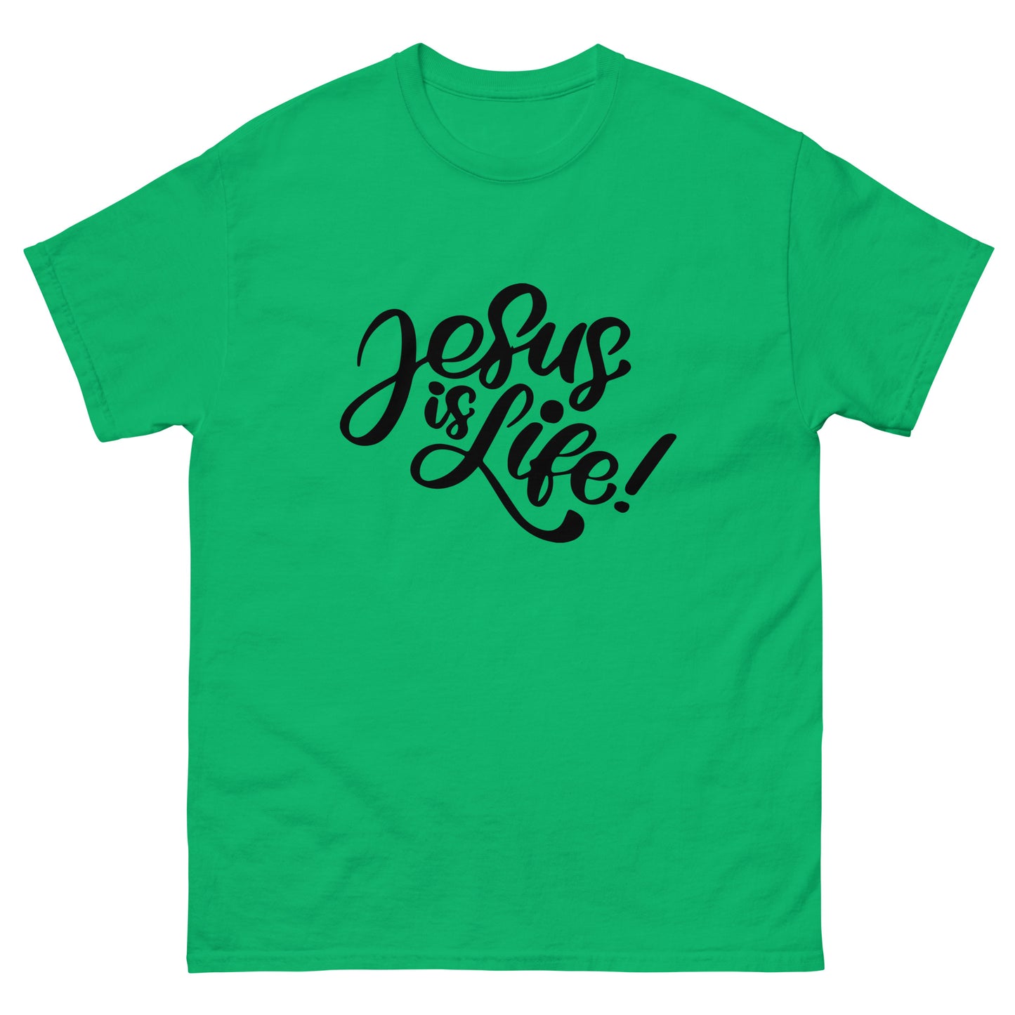 Jesus is Life (Black design) - Men's classic tee