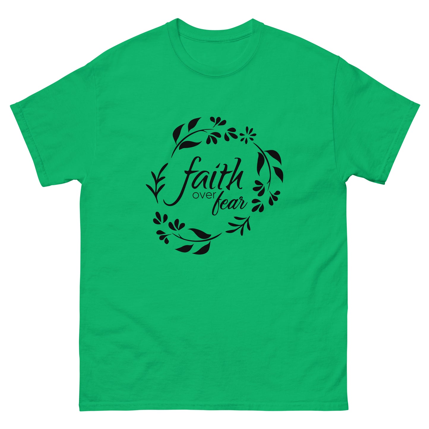 Faith Over Fear (Black design) - Men's classic tee