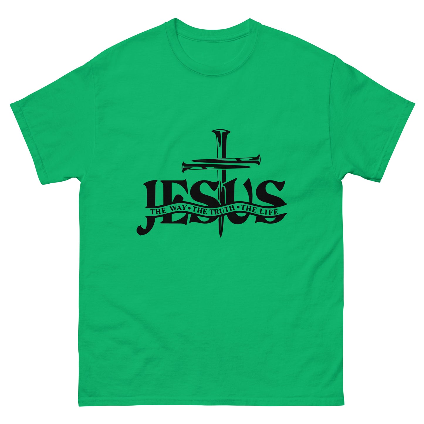 Jesus, the way, the truth, the life (Black design) - Men's classic tee