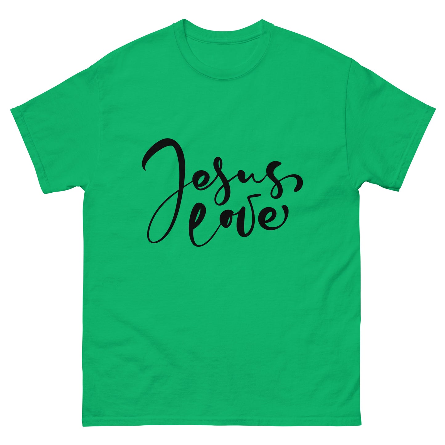 Jesus Love (Black design) - Men's classic tee