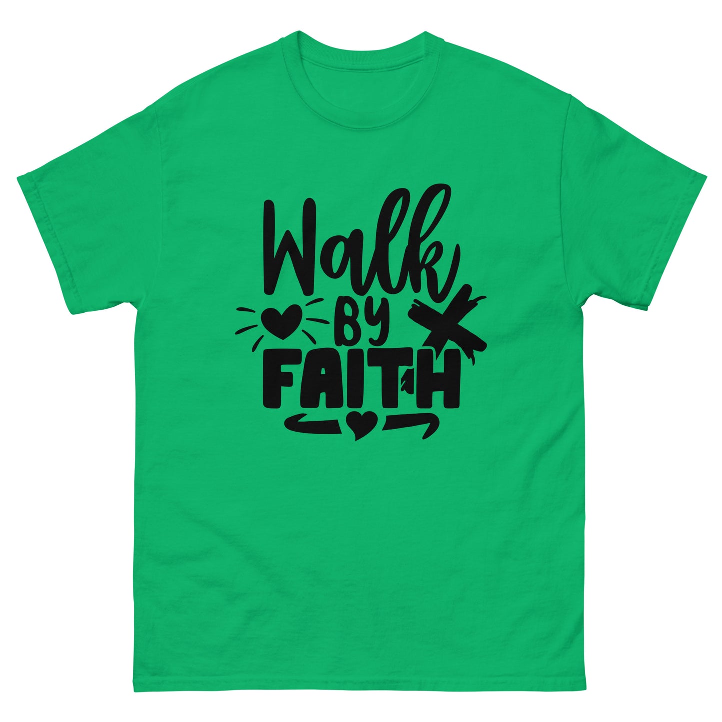 Walk by faith (black design)  - Men's classic tee