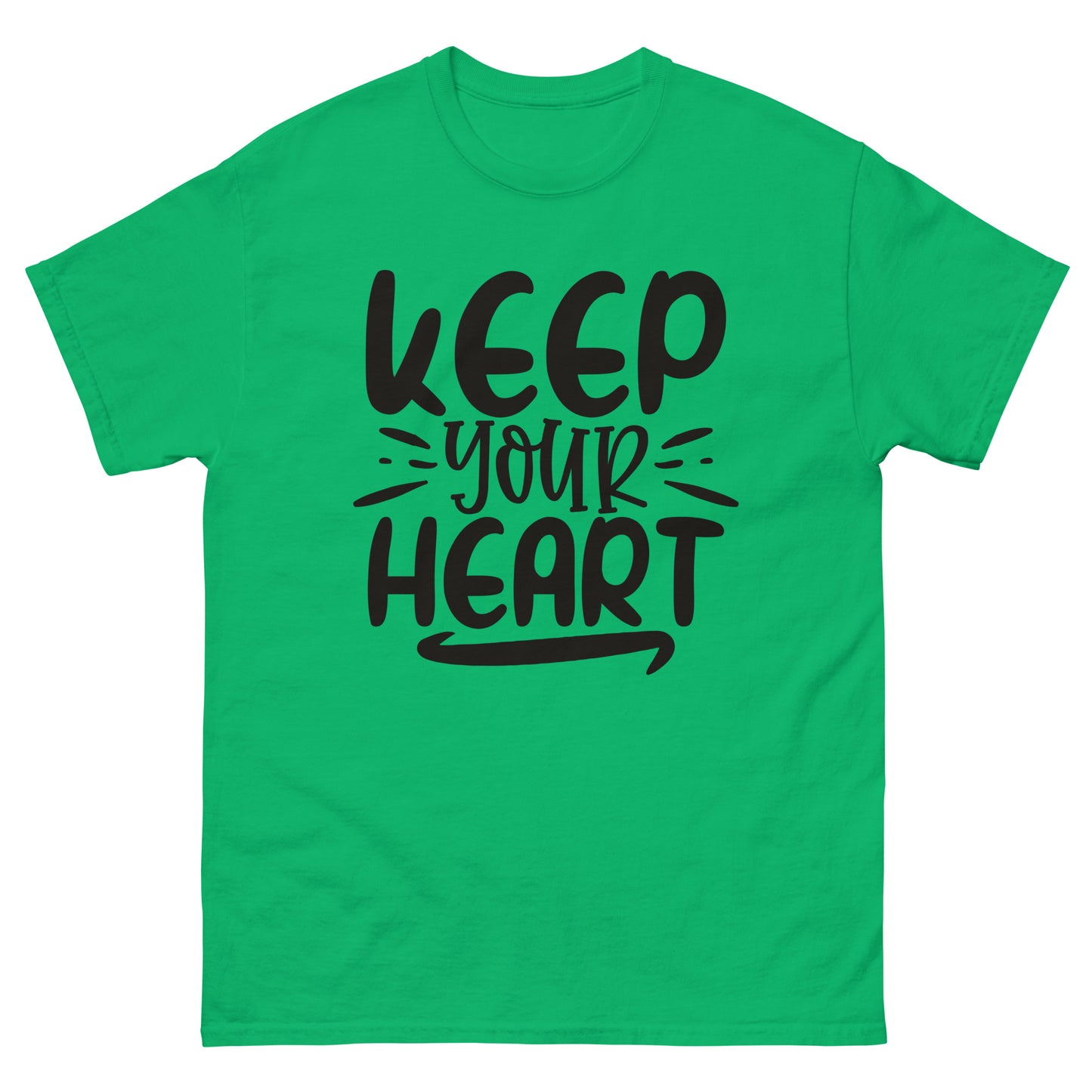 Keep Your Heart (Black design) - Men's classic tee