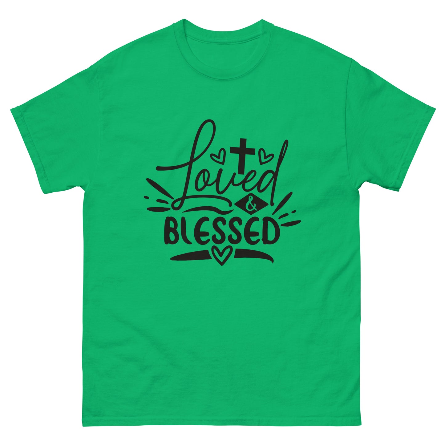 Loved and Blessed (Black design) - Men's classic tee