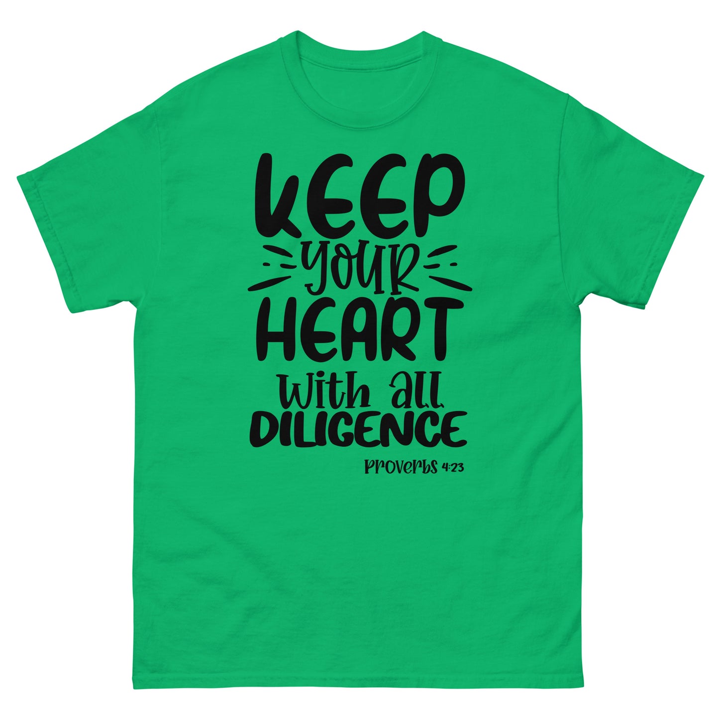 Keep Your Heart  (Black design) - Men's classic tee