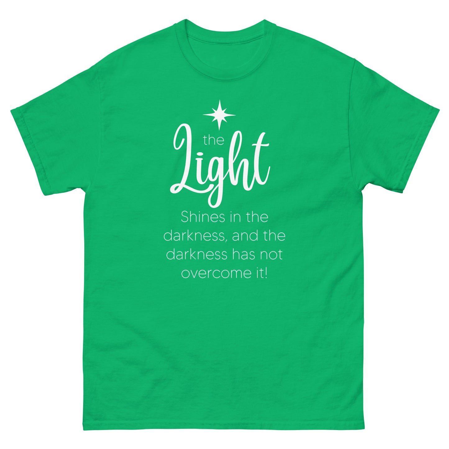 The Ligh t- Men's classic Christmas tee