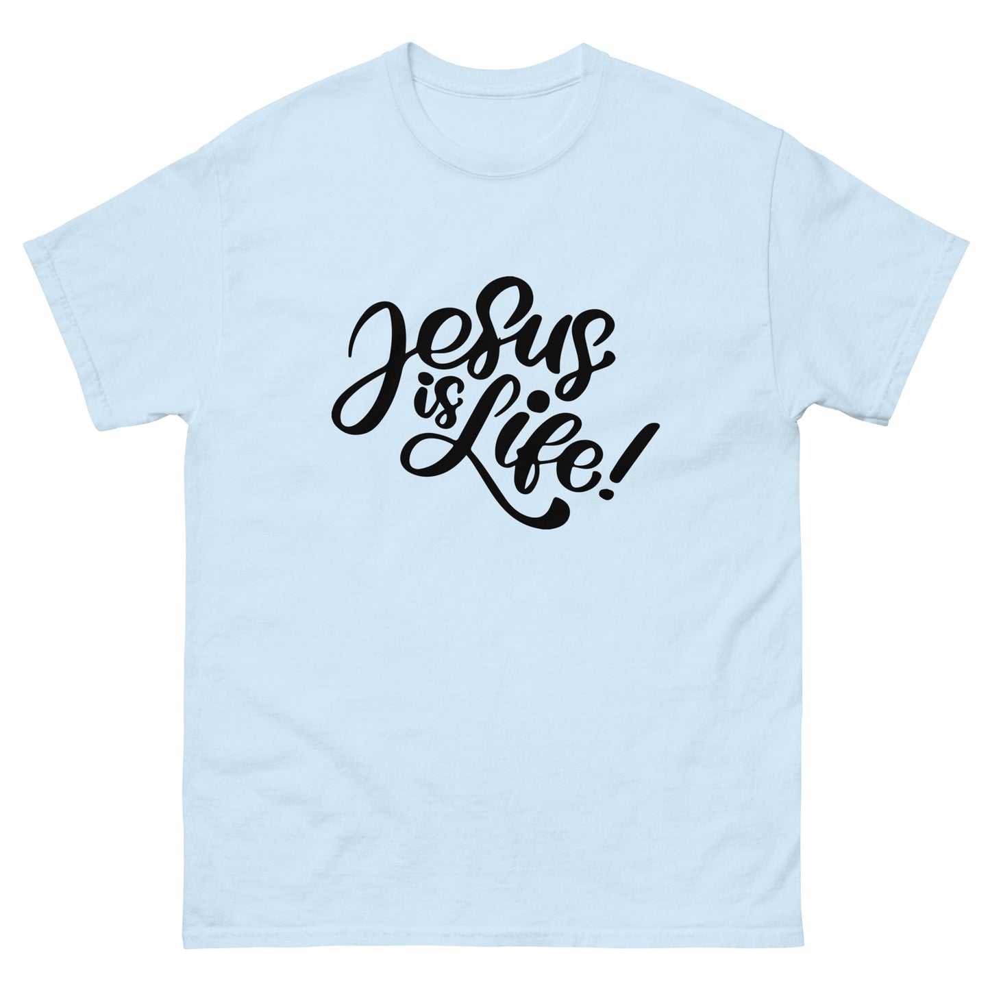 Jesus is Life (Black design) - Men's classic tee