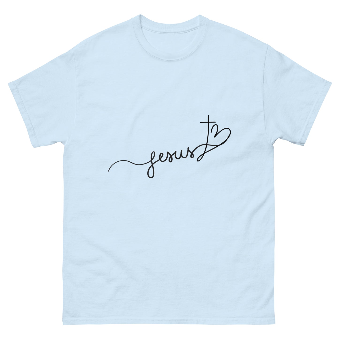 Jesus Heart (Black design)-Men's classic tee