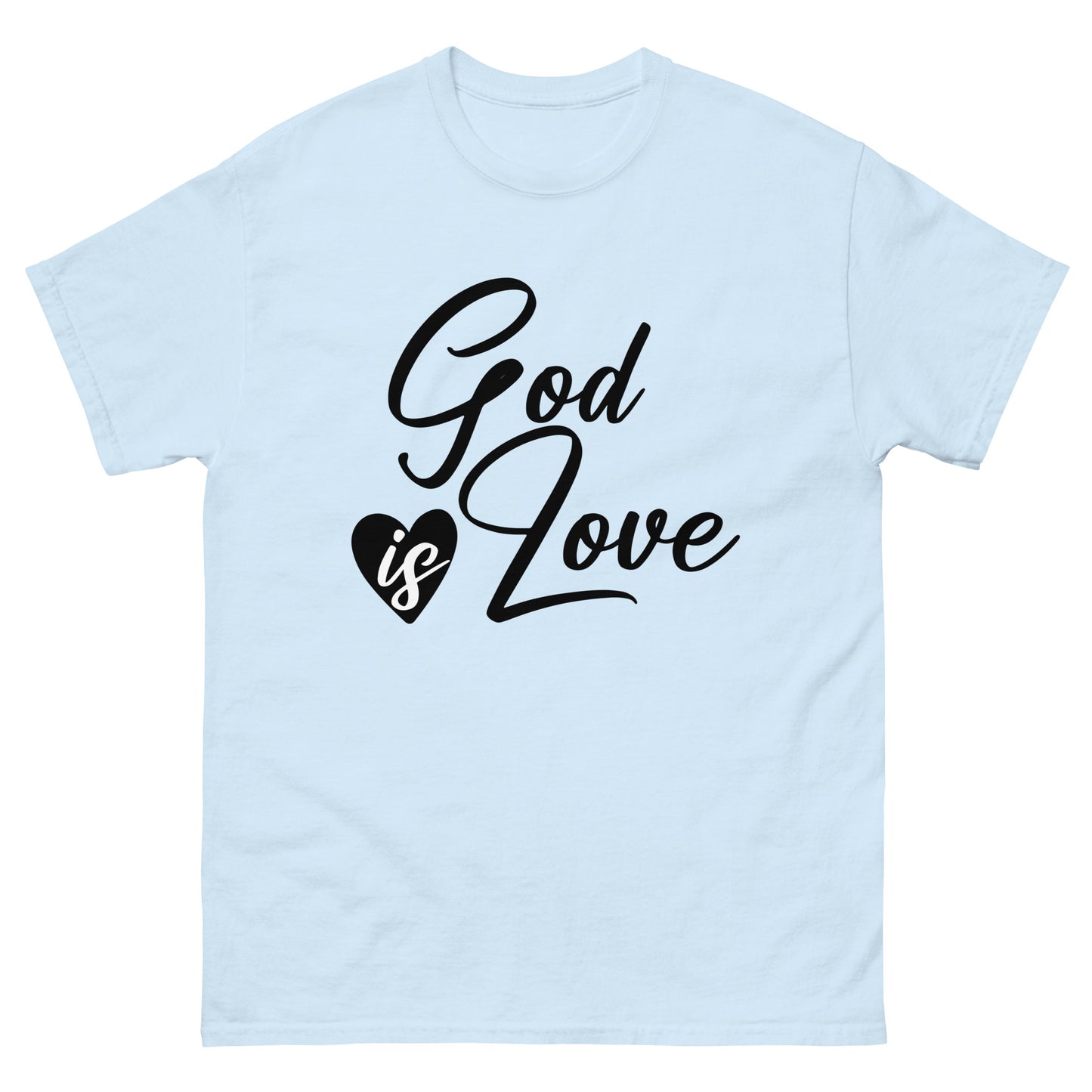 God Is Love (Black design) - Men's classic tee