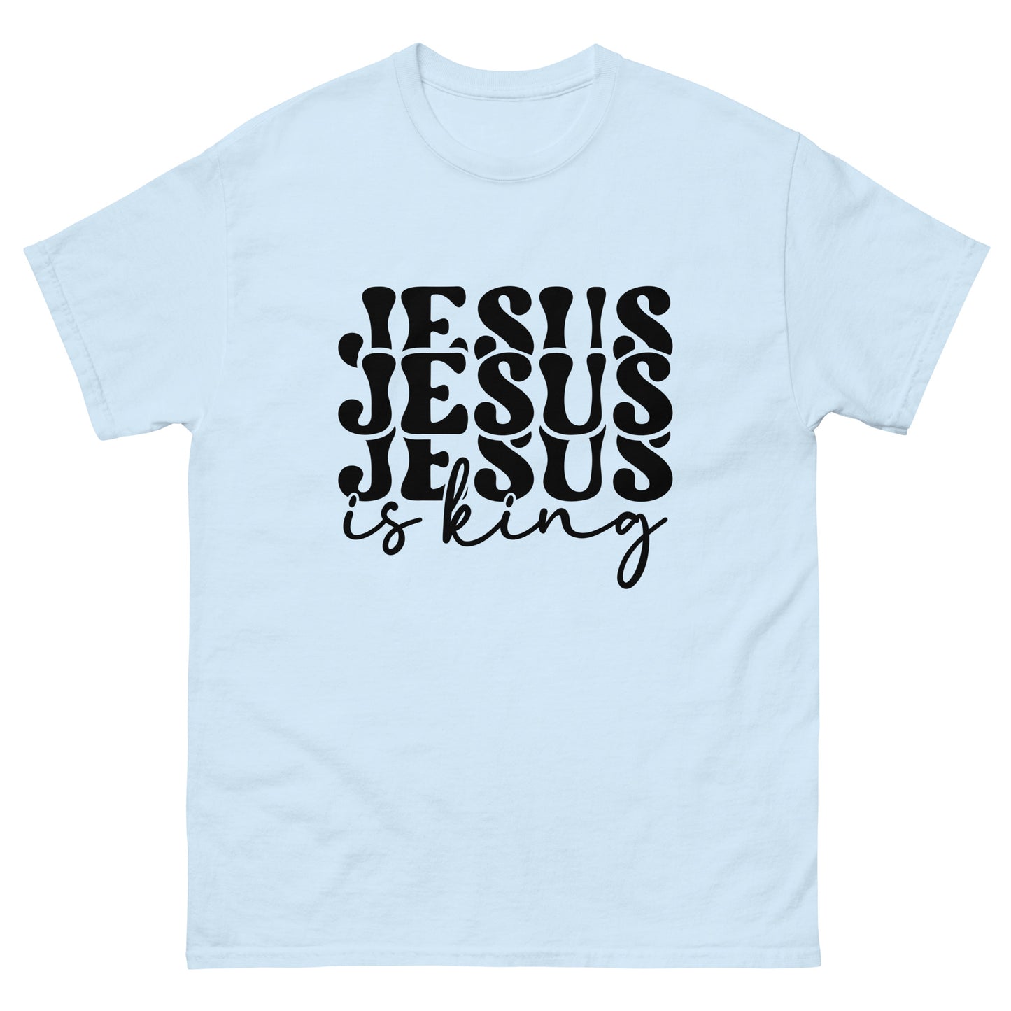 Jesus Is a King (Black design) - Men's classic tee