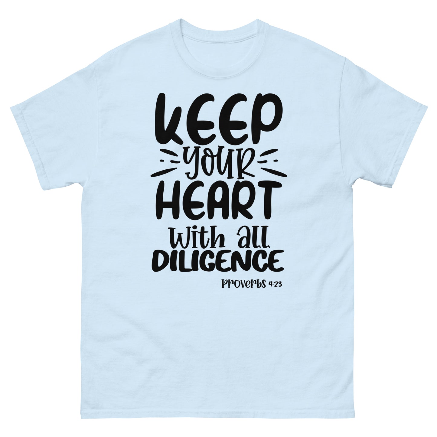 Keep Your Heart  (Black design) - Men's classic tee