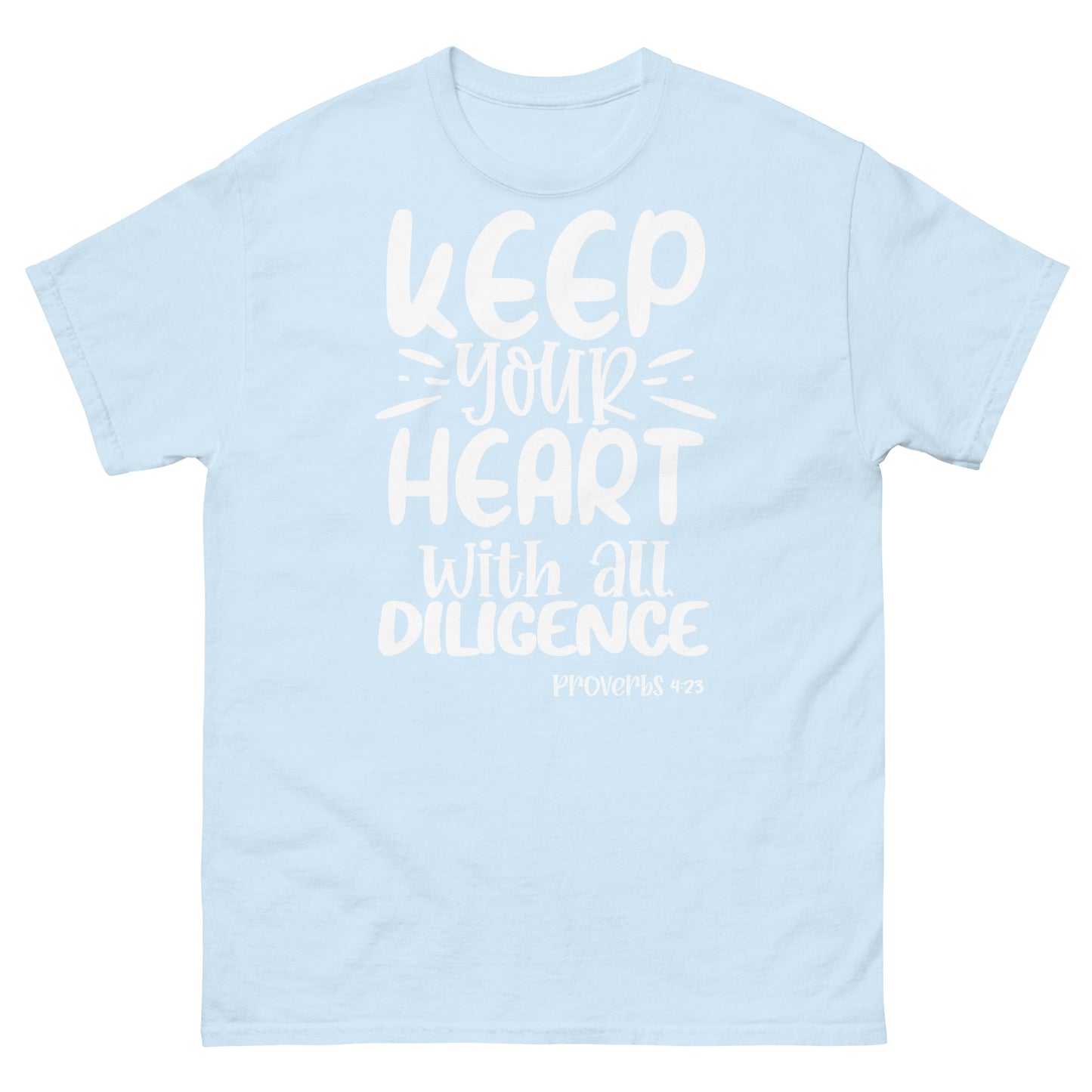 Keep Your Heart  (White design)  - Men's classic tee