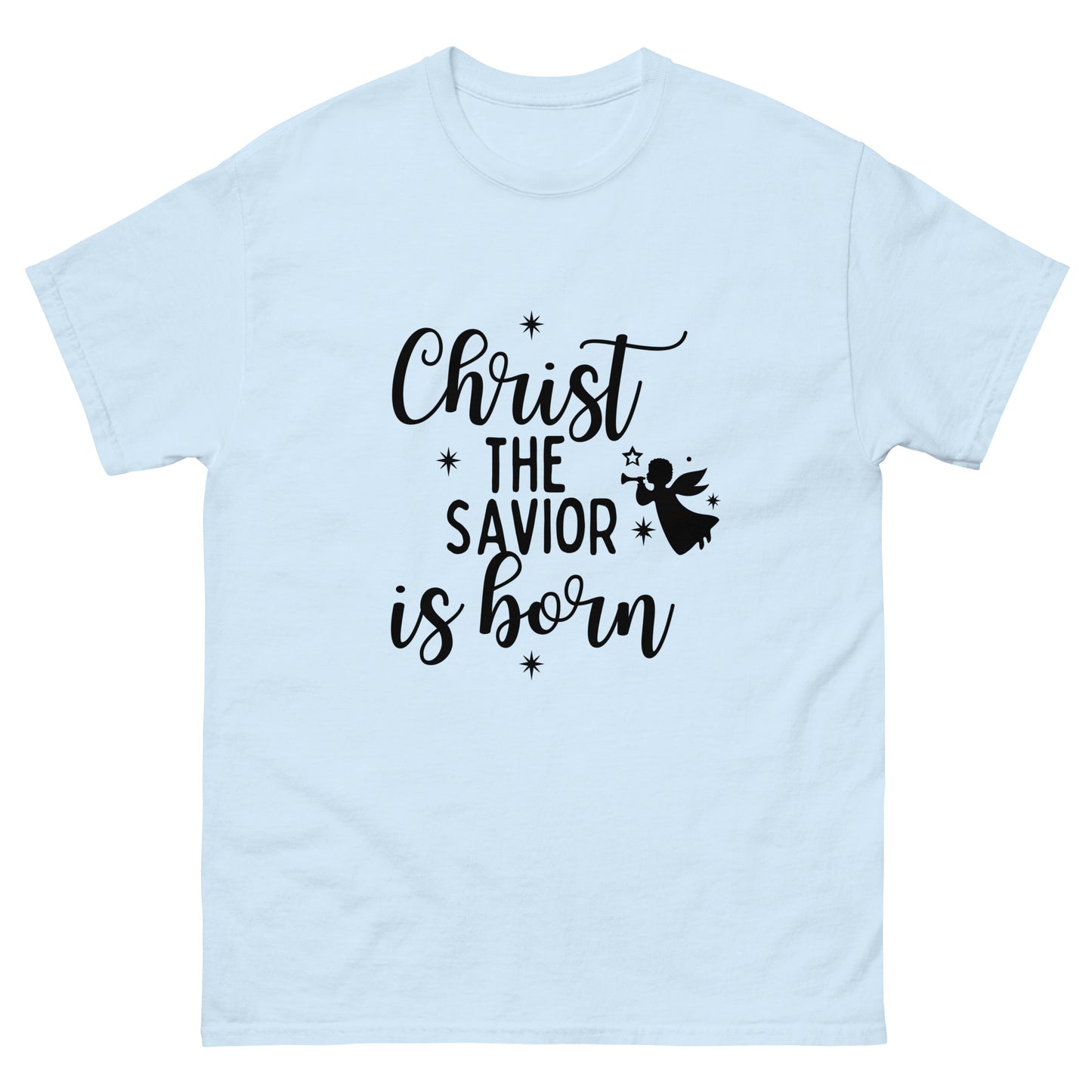 Christ the Savior is Born - Men's classic  Christmas tee