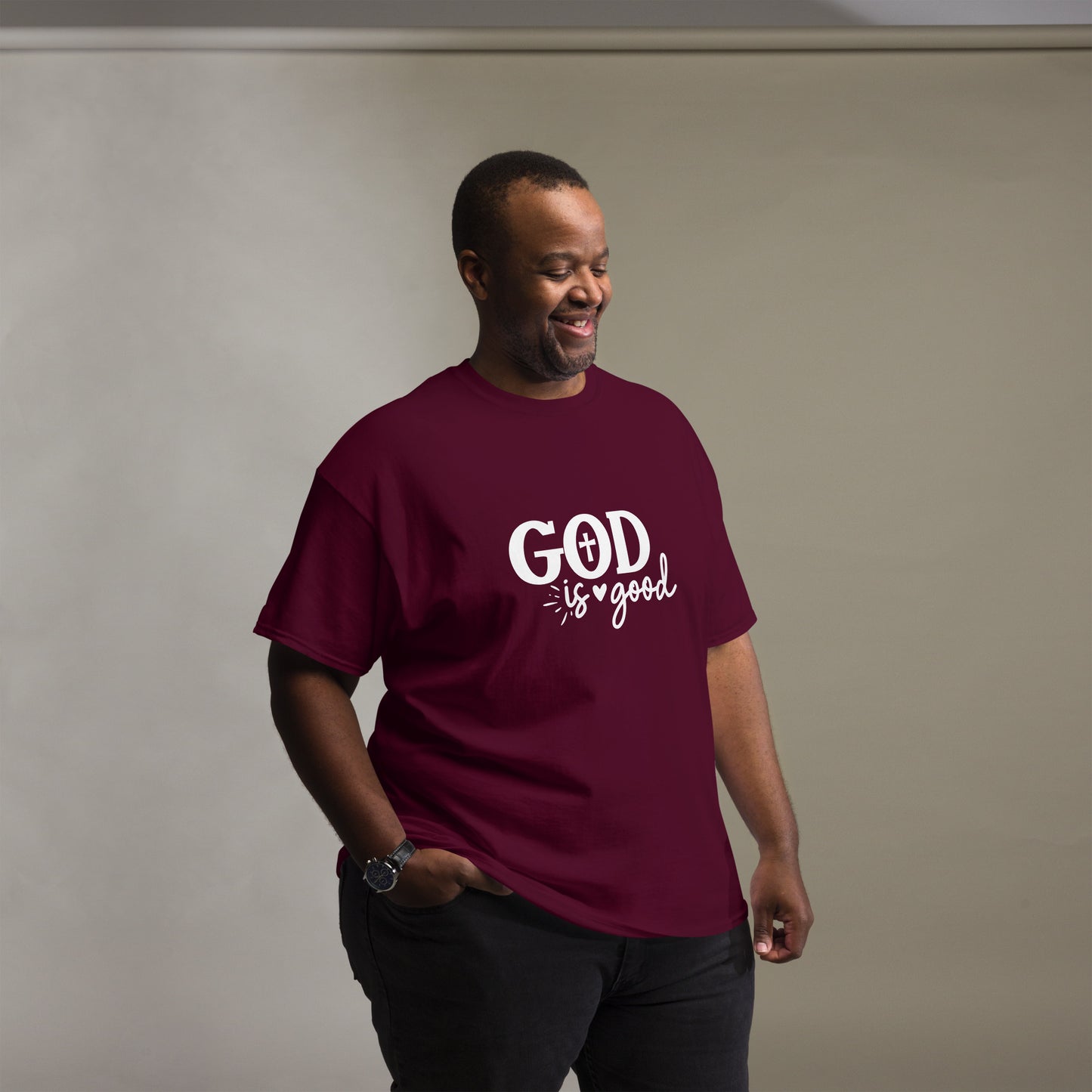 God is Good  (White design)  - Men's classic tee