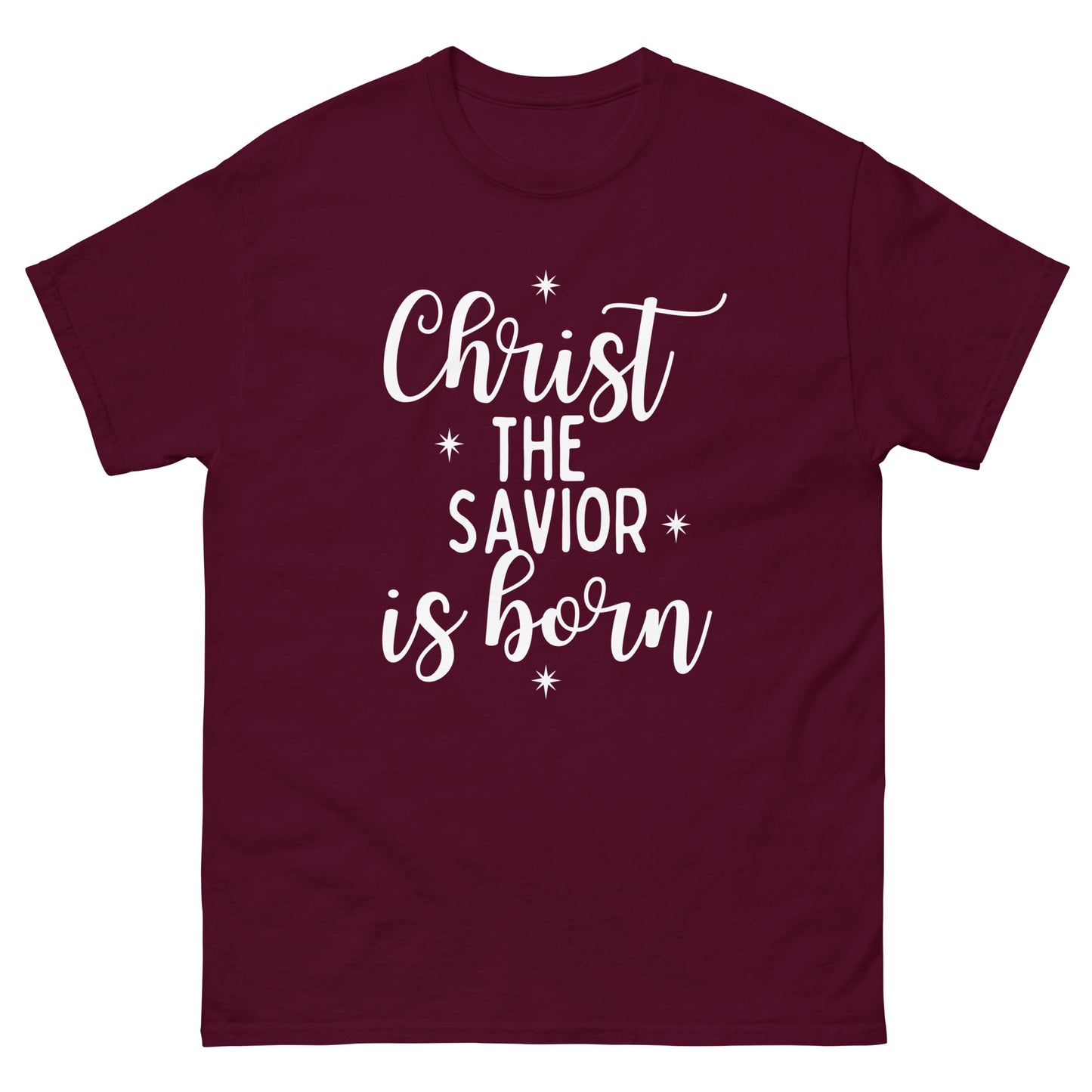 Christ the Savior is Born - Men's classic Christmas tee