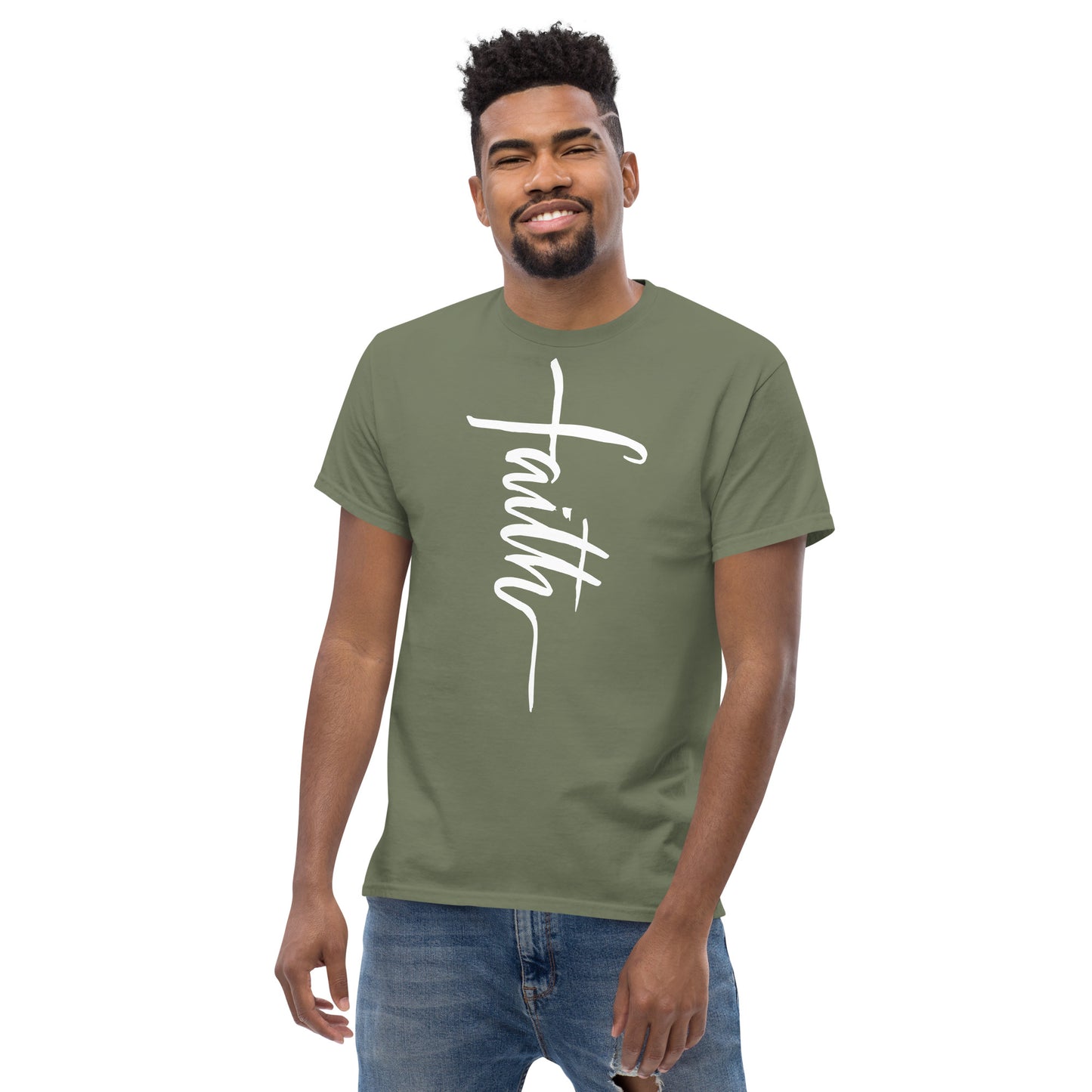 Faith  (White design)  - Men's classic tee