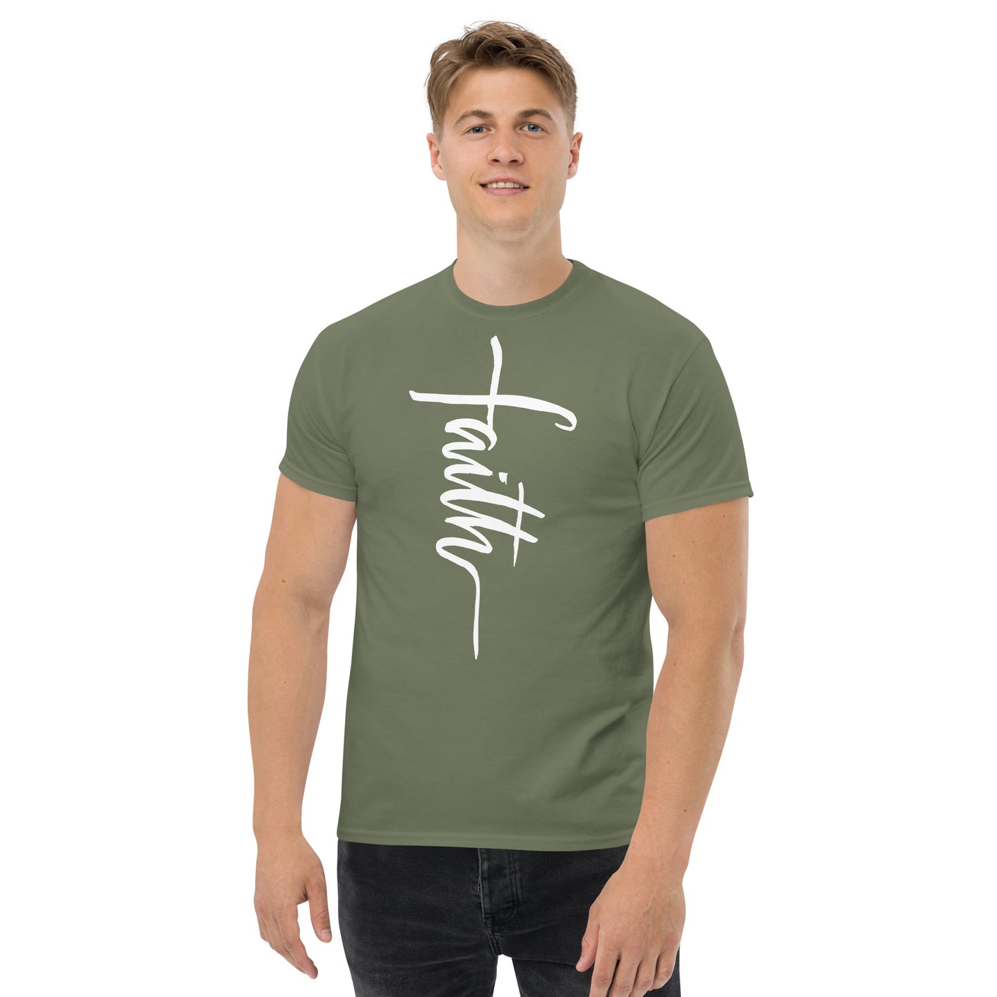 Faith  (White design)  - Men's classic tee