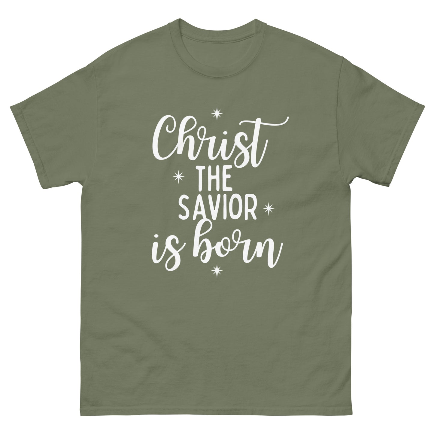 Christ the Savior is Born - Men's classic Christmas tee