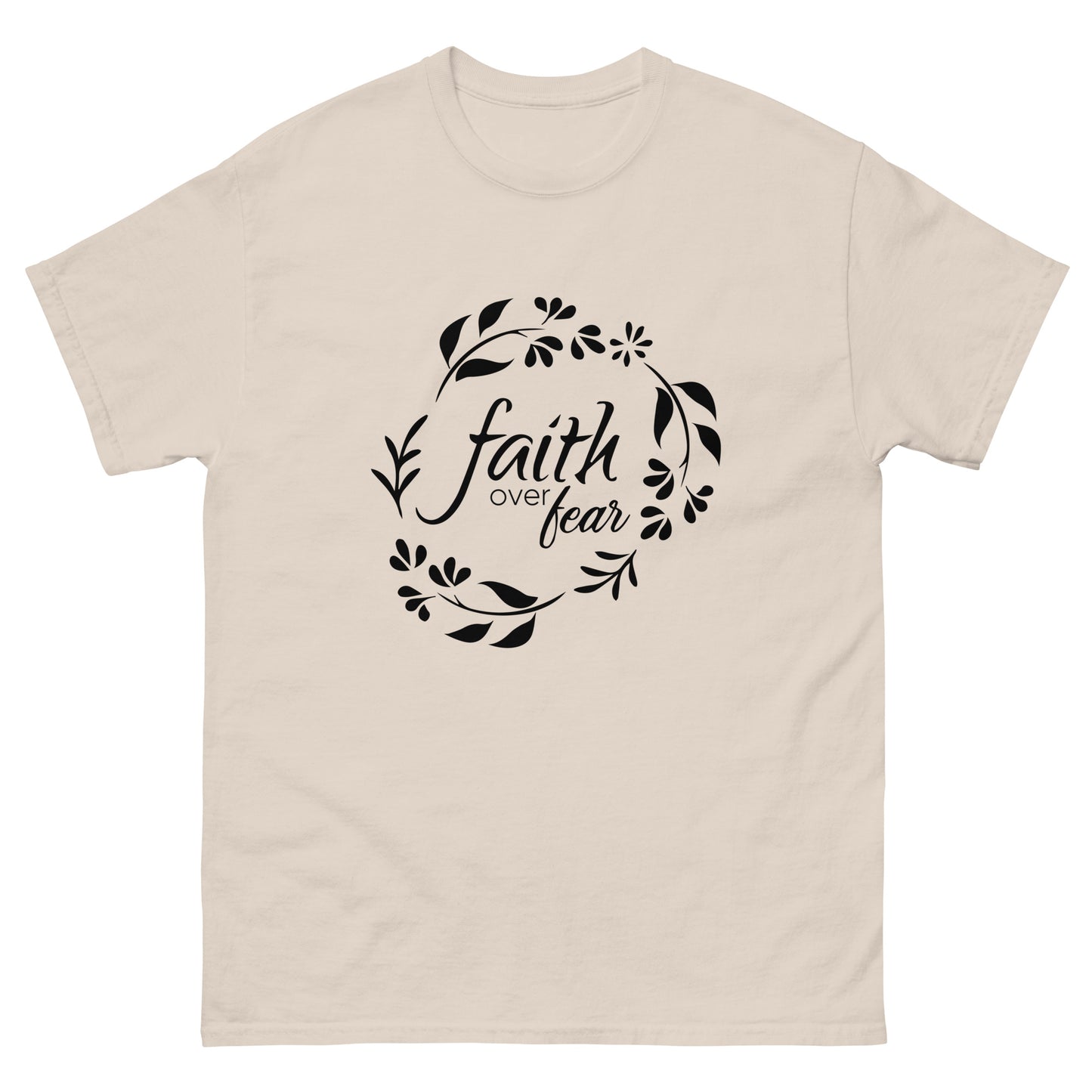 Faith Over Fear (Black design) - Men's classic tee